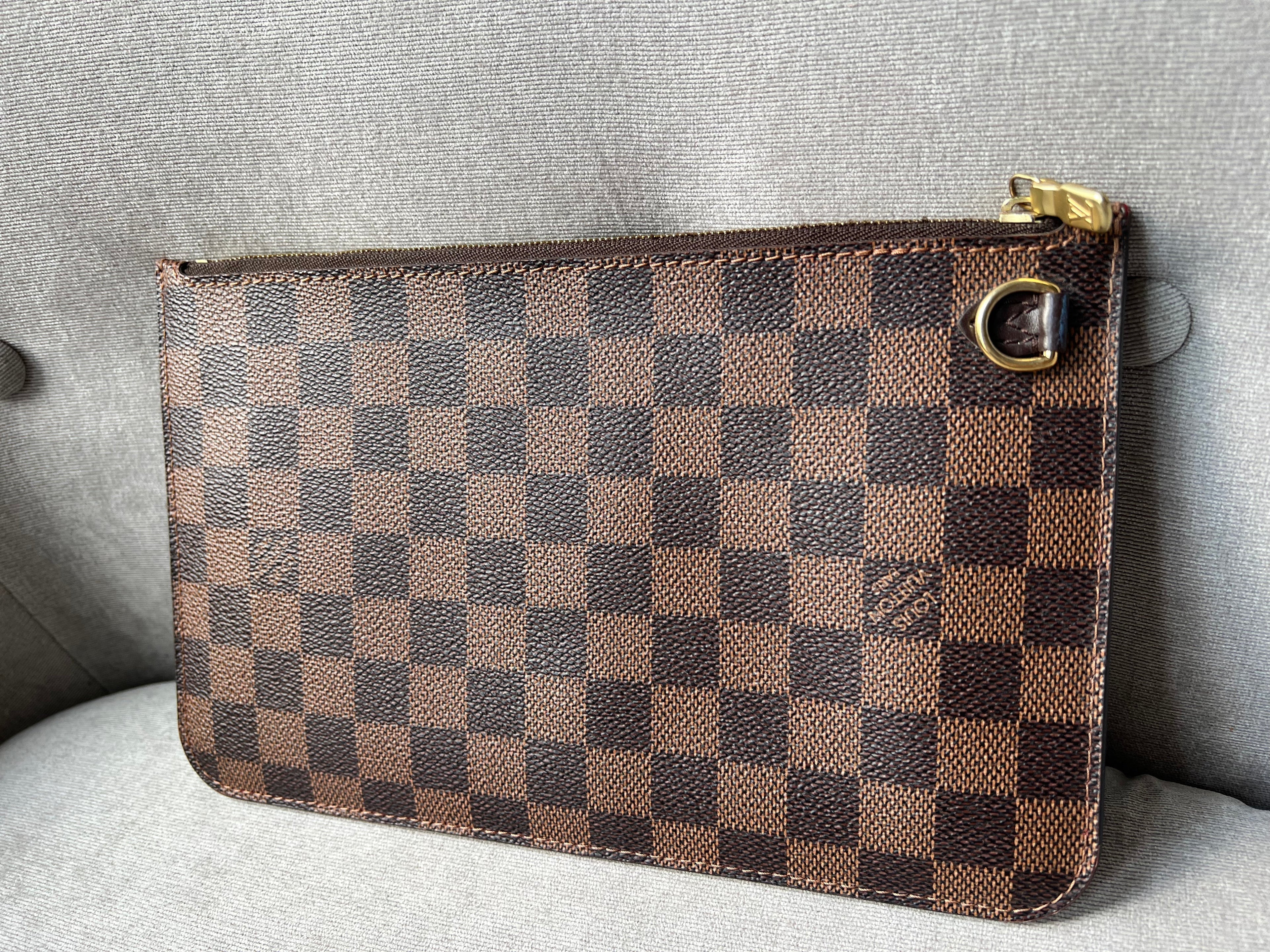 Louis Vuitton Pouch (from Neverfull MM) in Damier Ebene