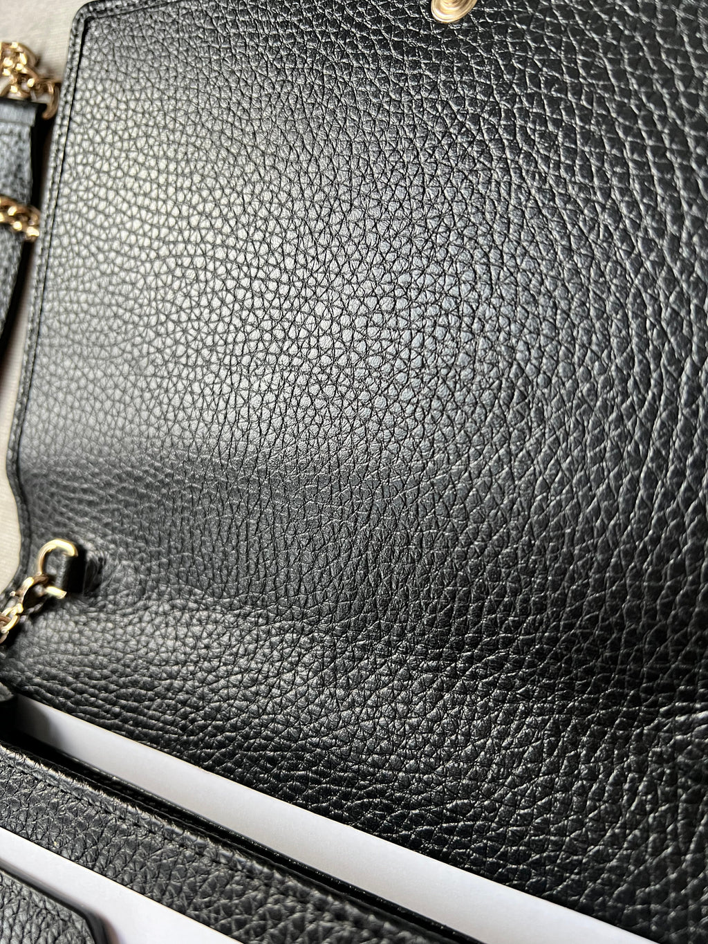 Gucci Black Soho Chain Wallet