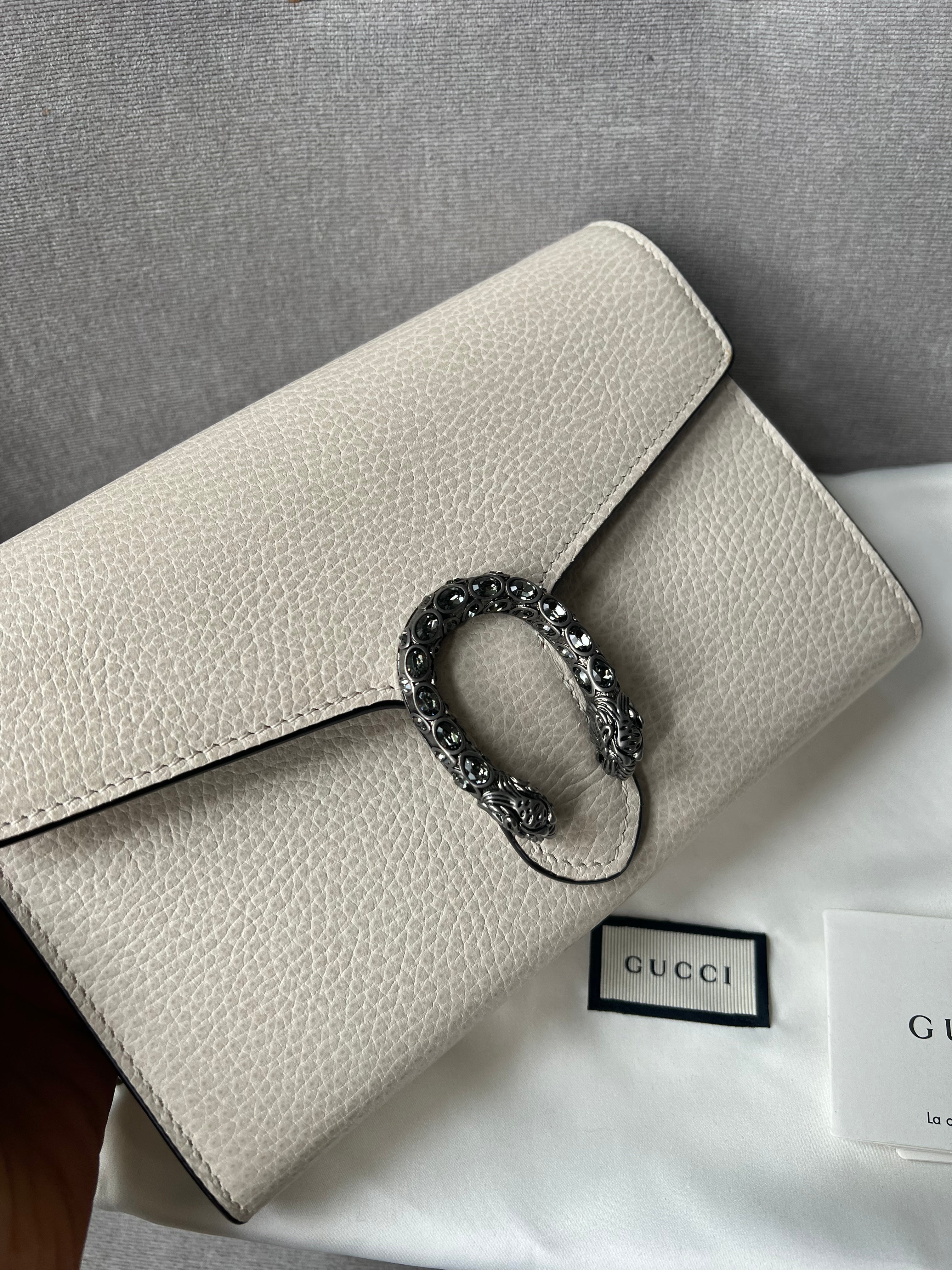 Gucci Dionysus White Mini Chain Bag (RRP £1340)