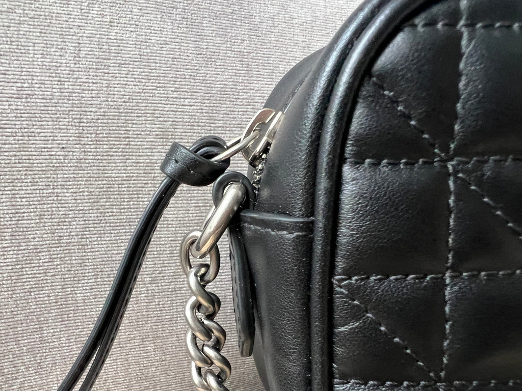 Gucci GG Black Aria Marmont Mini Shoulder Bag