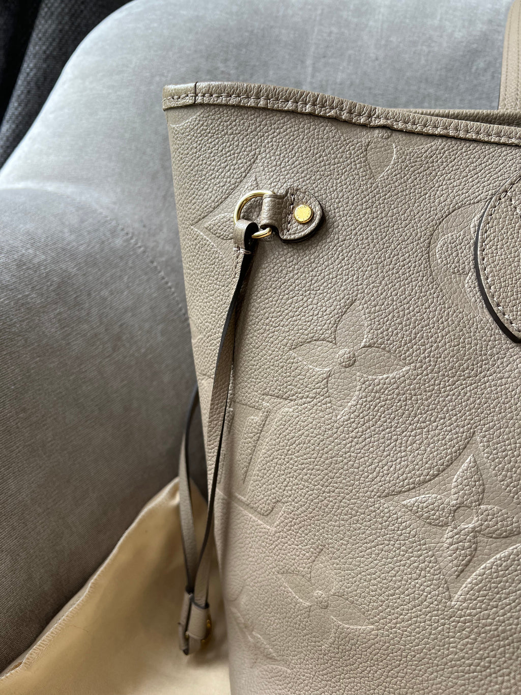 Louis Vuitton Neverfull MM Dune Empreinte (RRP £1,940)