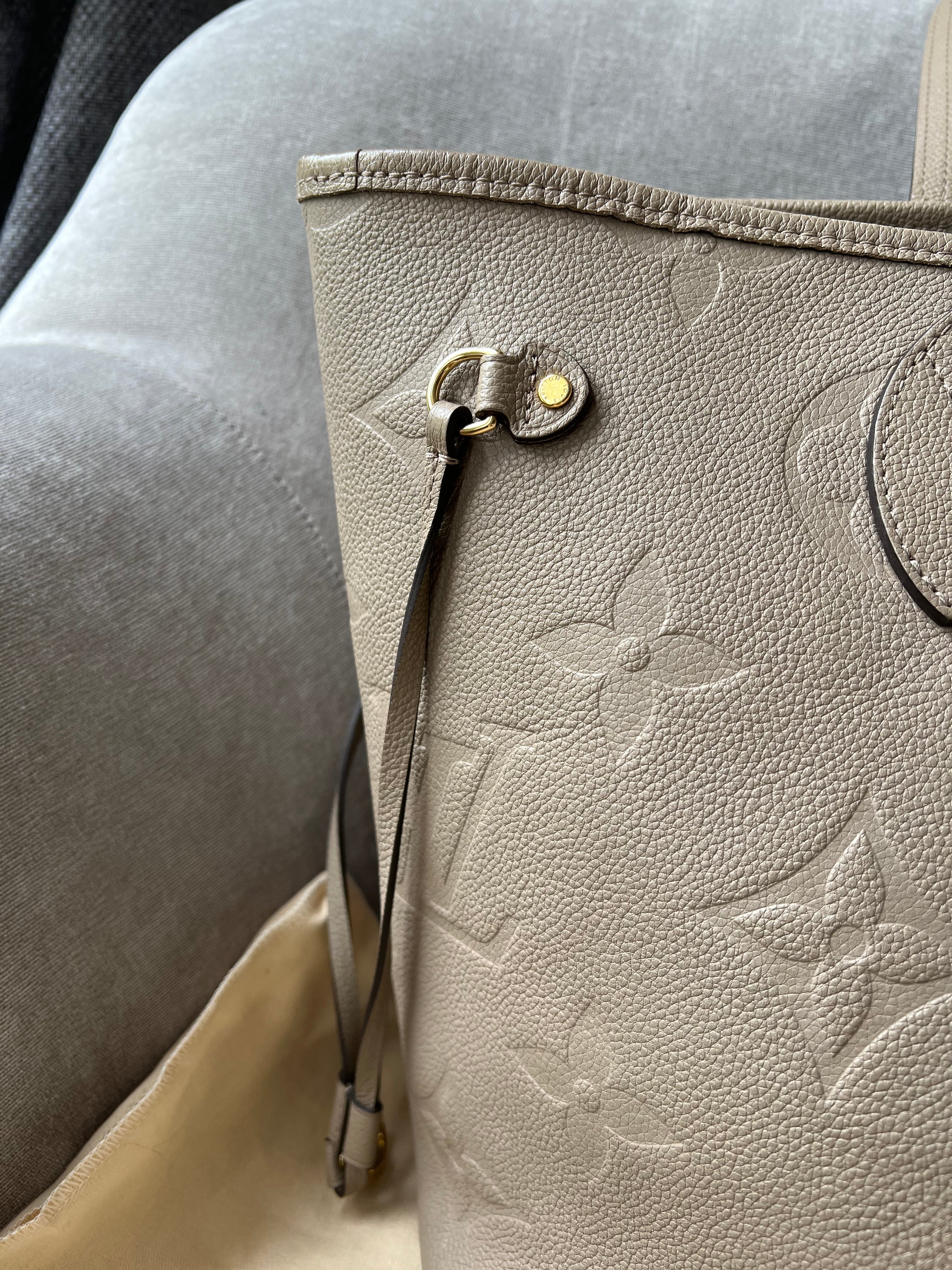 Louis Vuitton Neverfull MM Dune Empreinte (RRP £1,940)