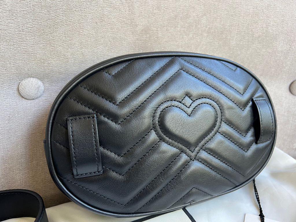 Gucci GG Black Marmont Belt Bag