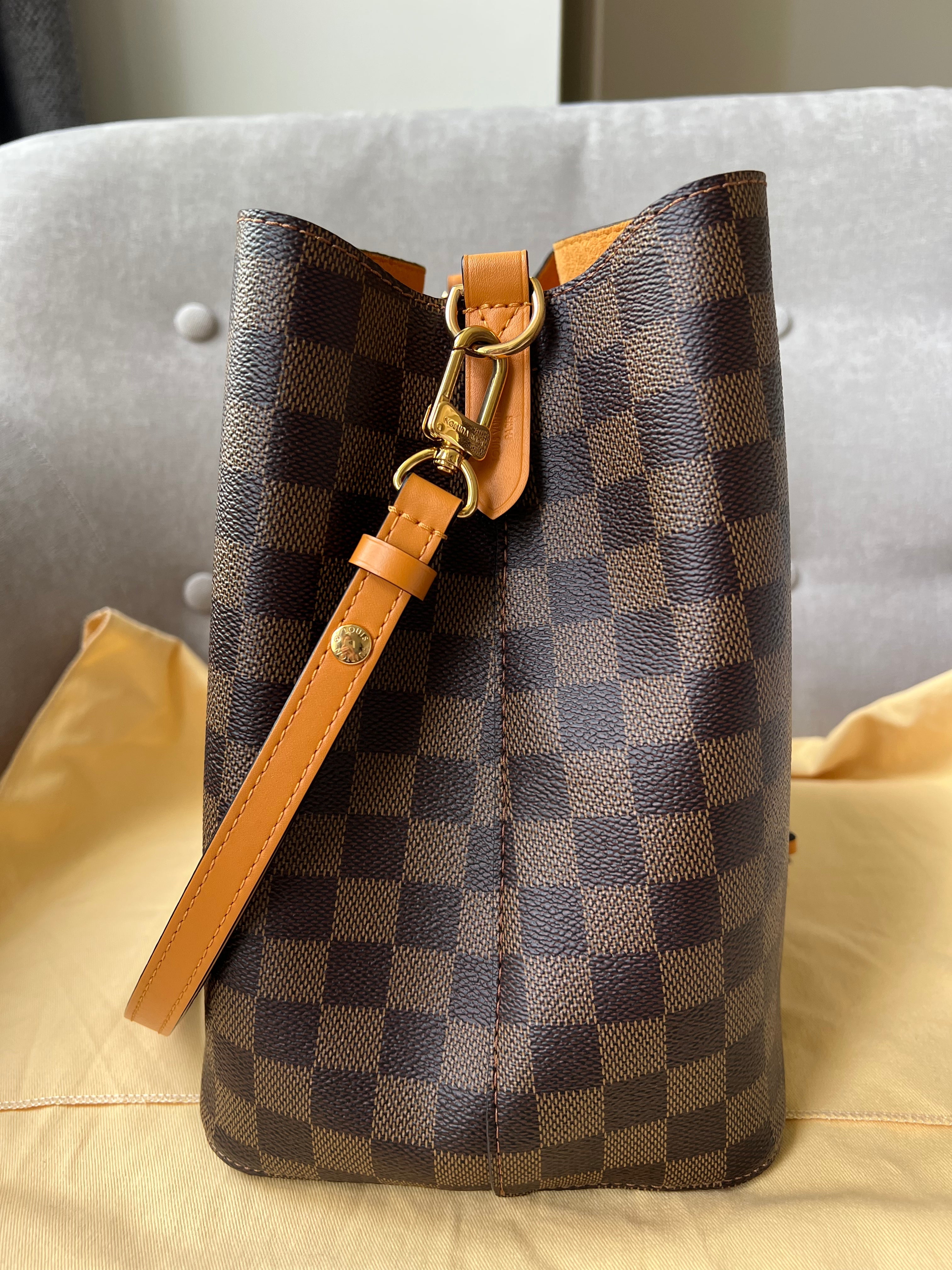 Louis Vuitton Neo Noe Damier Ebene and Safran (RRP £1,560)