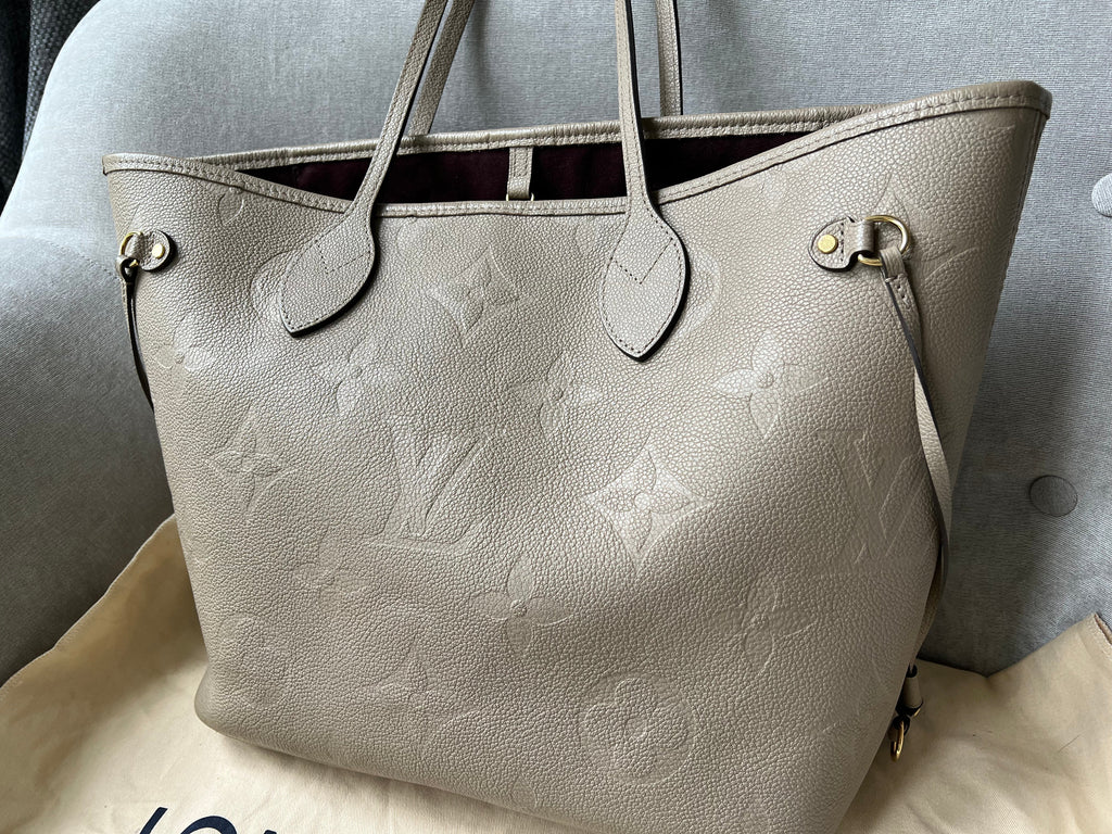 Louis Vuitton Neverfull MM Dune Empreinte (RRP £1,940)