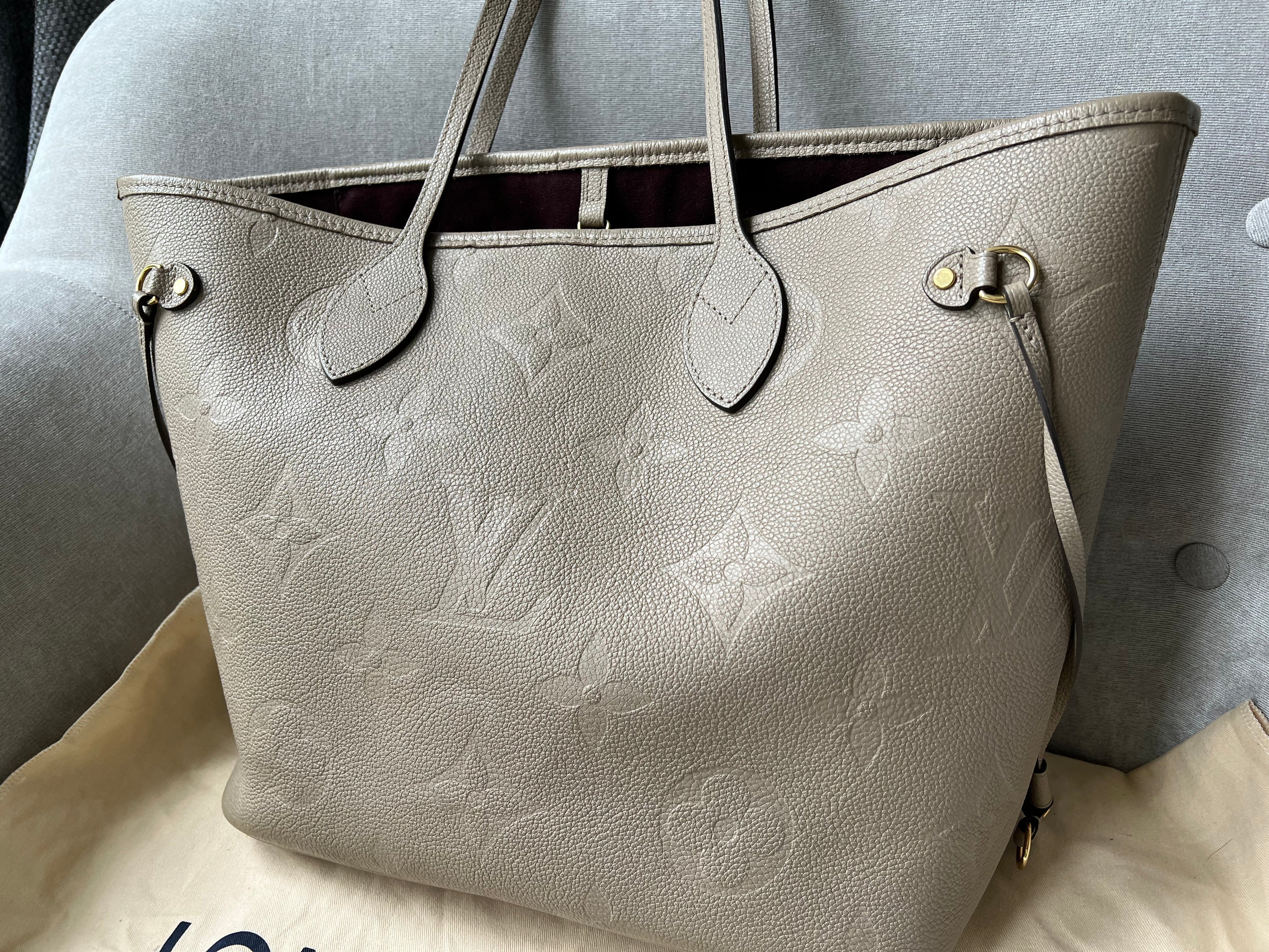 Louis Vuitton Neverfull MM Dune Empreinte (RRP £1,940)
