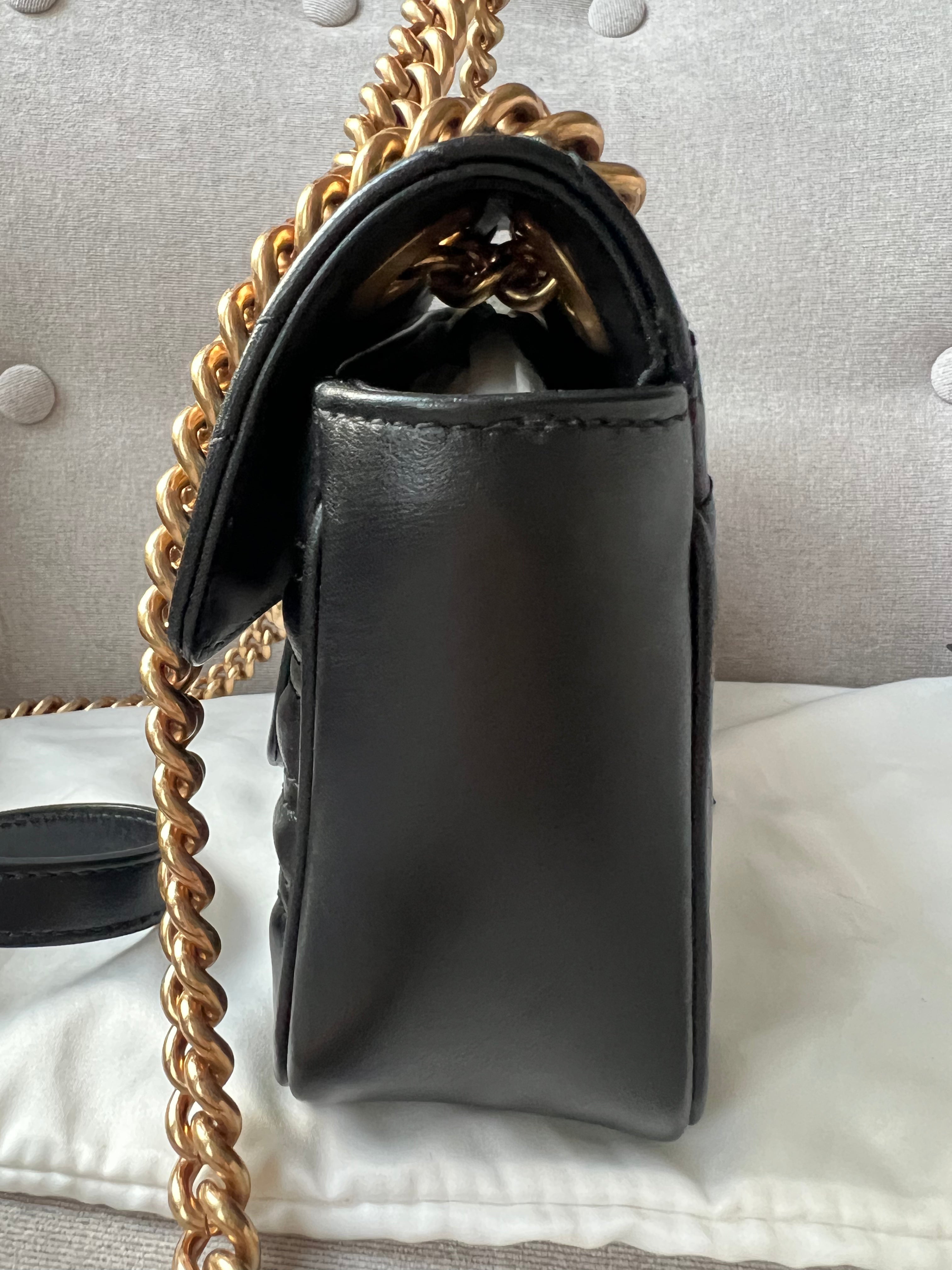 Gucci GG Black Marmont Mini Shoulder Bag