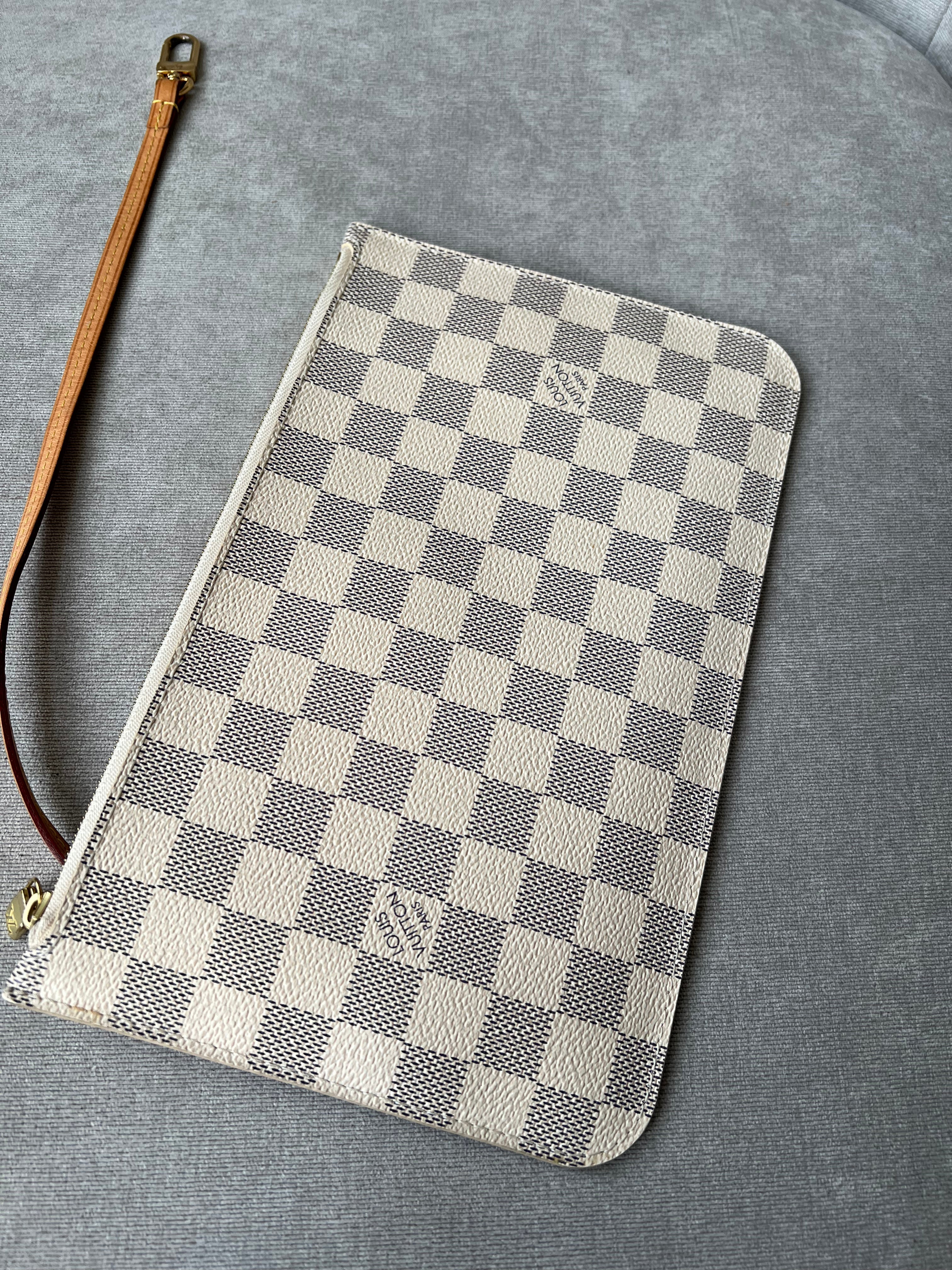 Louis Vuitton Pouch (from Neverfull MM) in Damier Azur