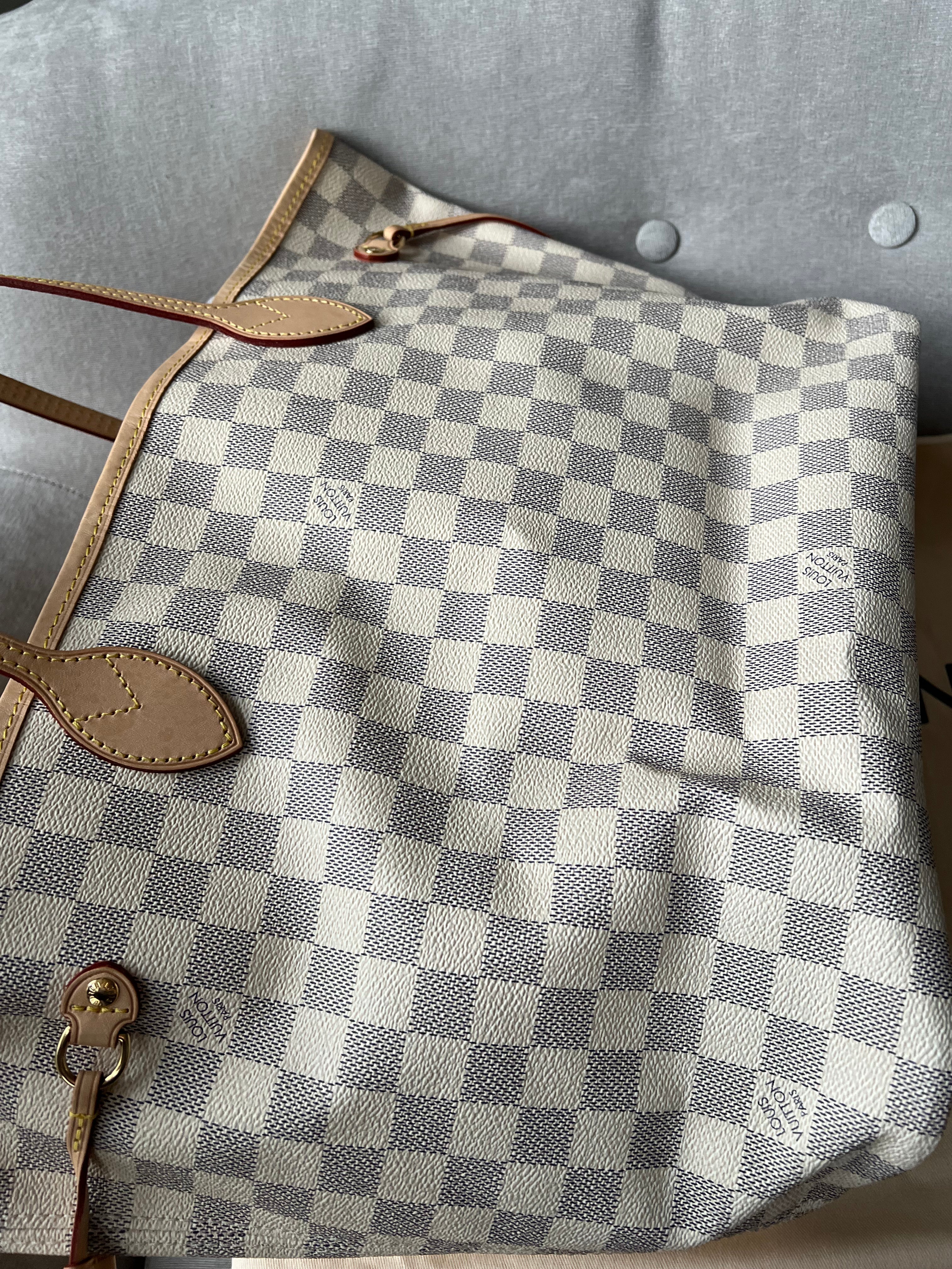 Louis Vuitton Neverfull MM  Damier Azur (RRP £1,410)
