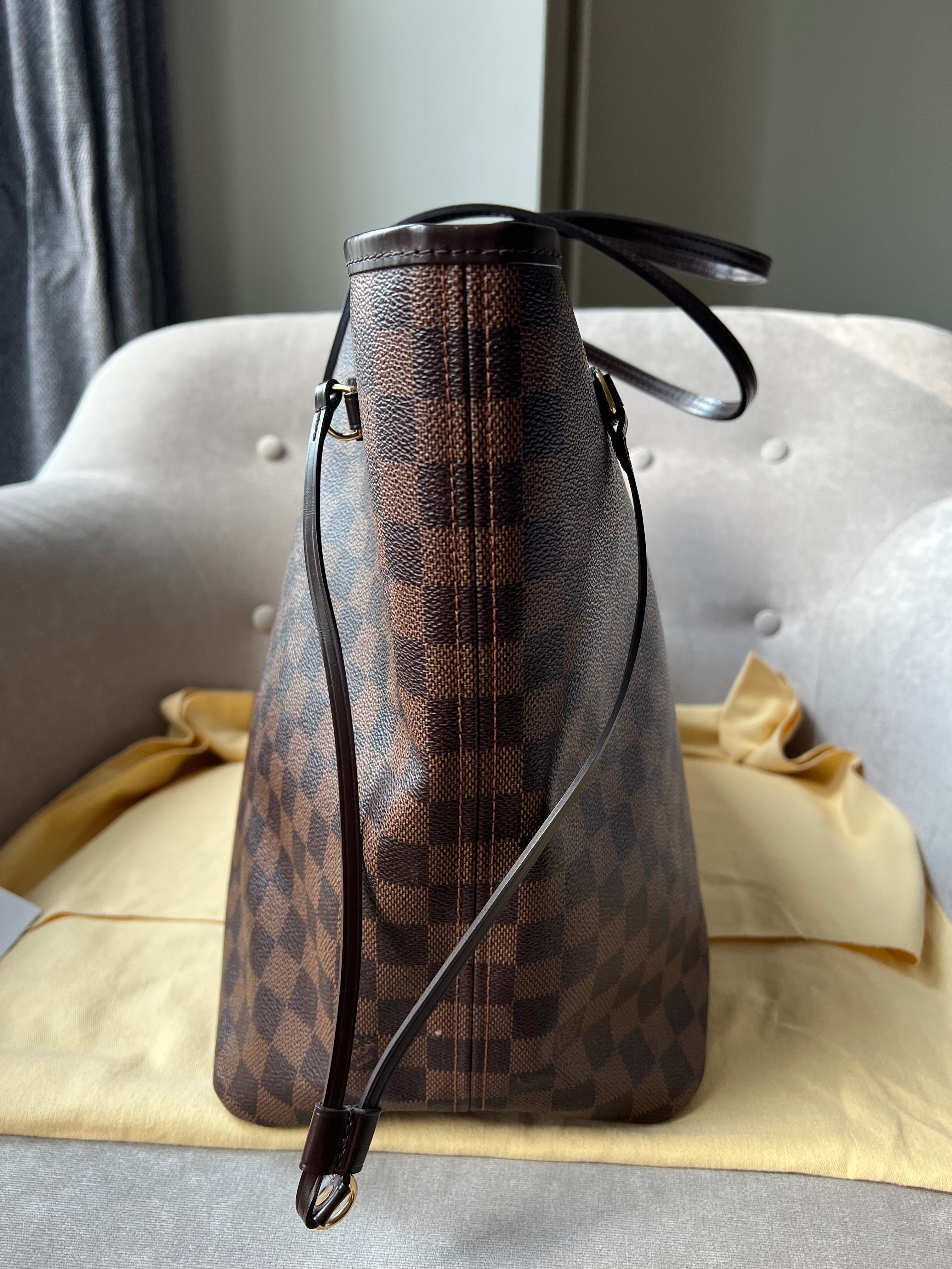 Louis Vuitton Neverfull GM Damier Ebene Cherry Interior (RRP £1,450)