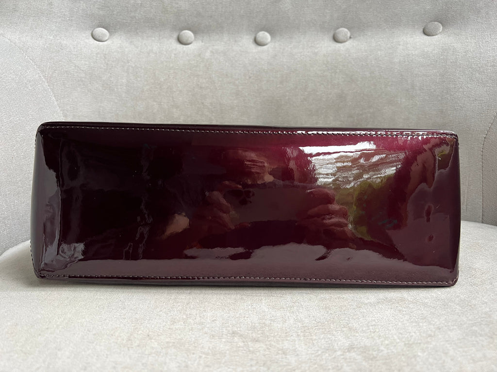 Louis Vuitton Wilshire Amarante Vernis Patent Leather