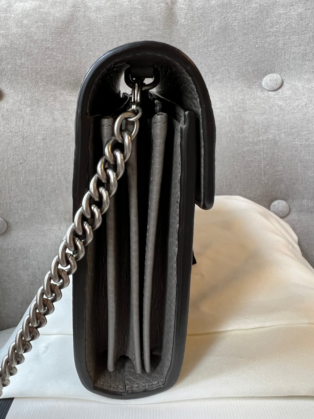 Gucci Dionysus Grey Mini Chain Bag (RRP £1340)