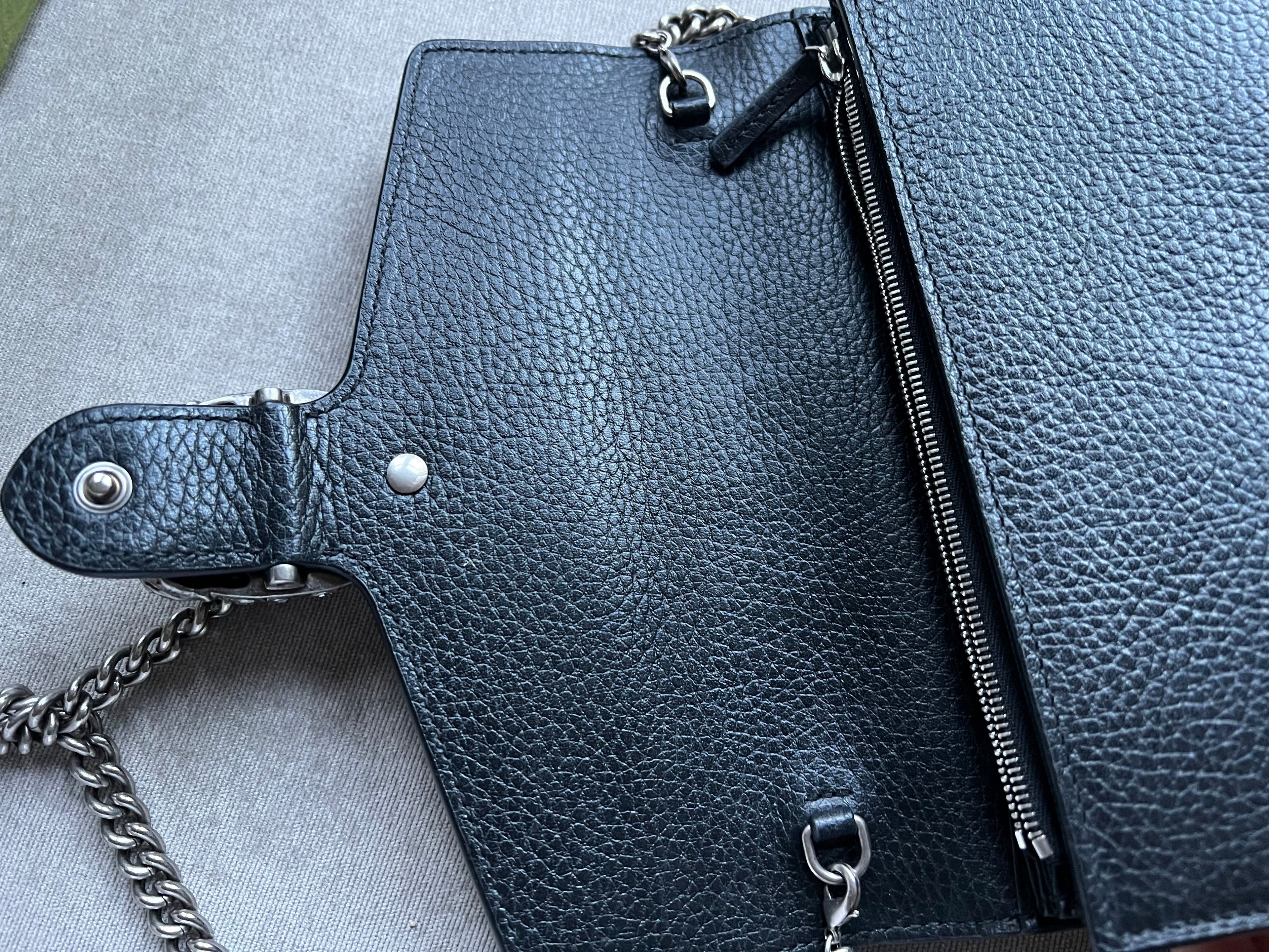 Gucci Dionysus Black Mini Chain Bag