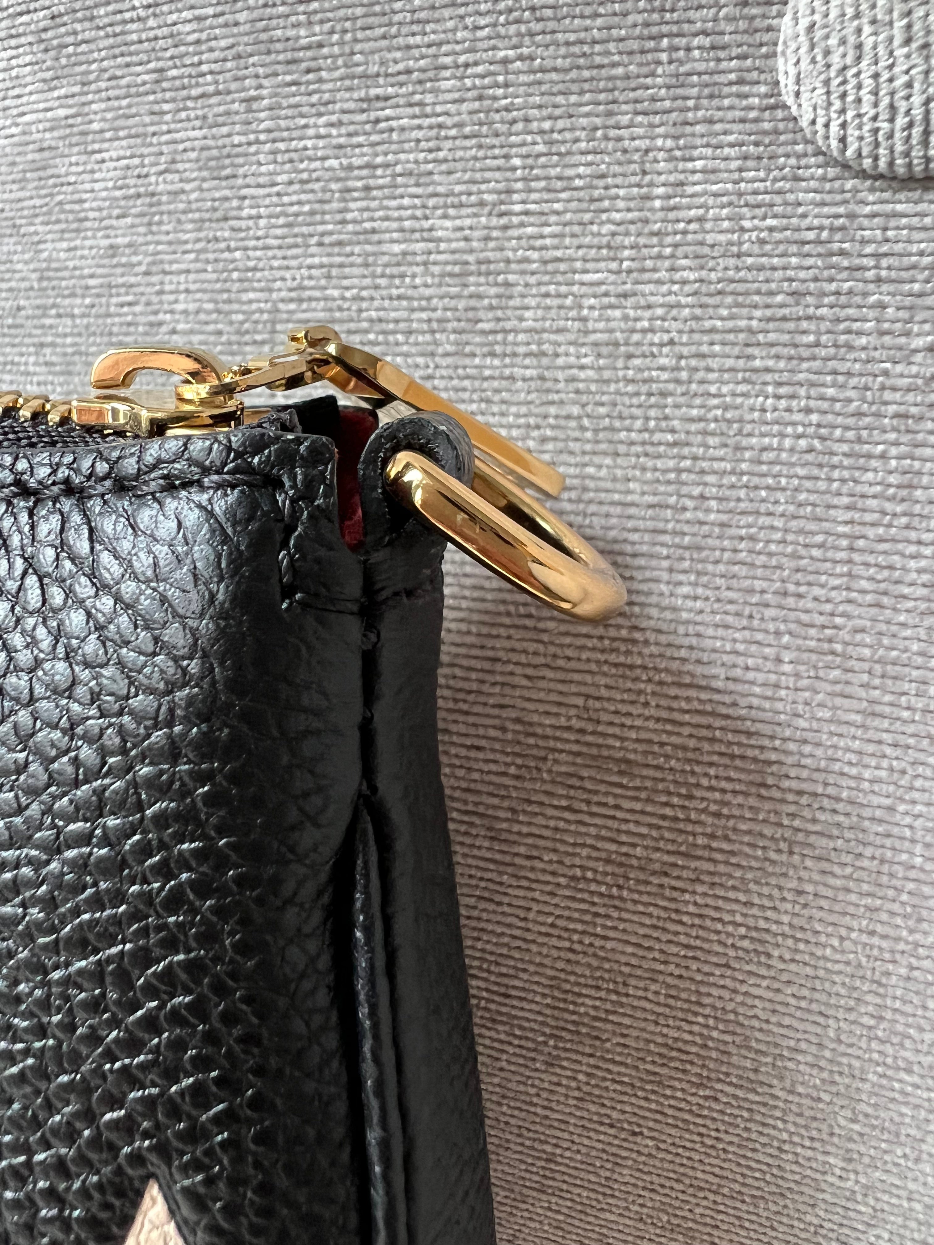 Louis Vuitton Multi Pochette Accessoires Black Beige Empreinte (RRP £2120)