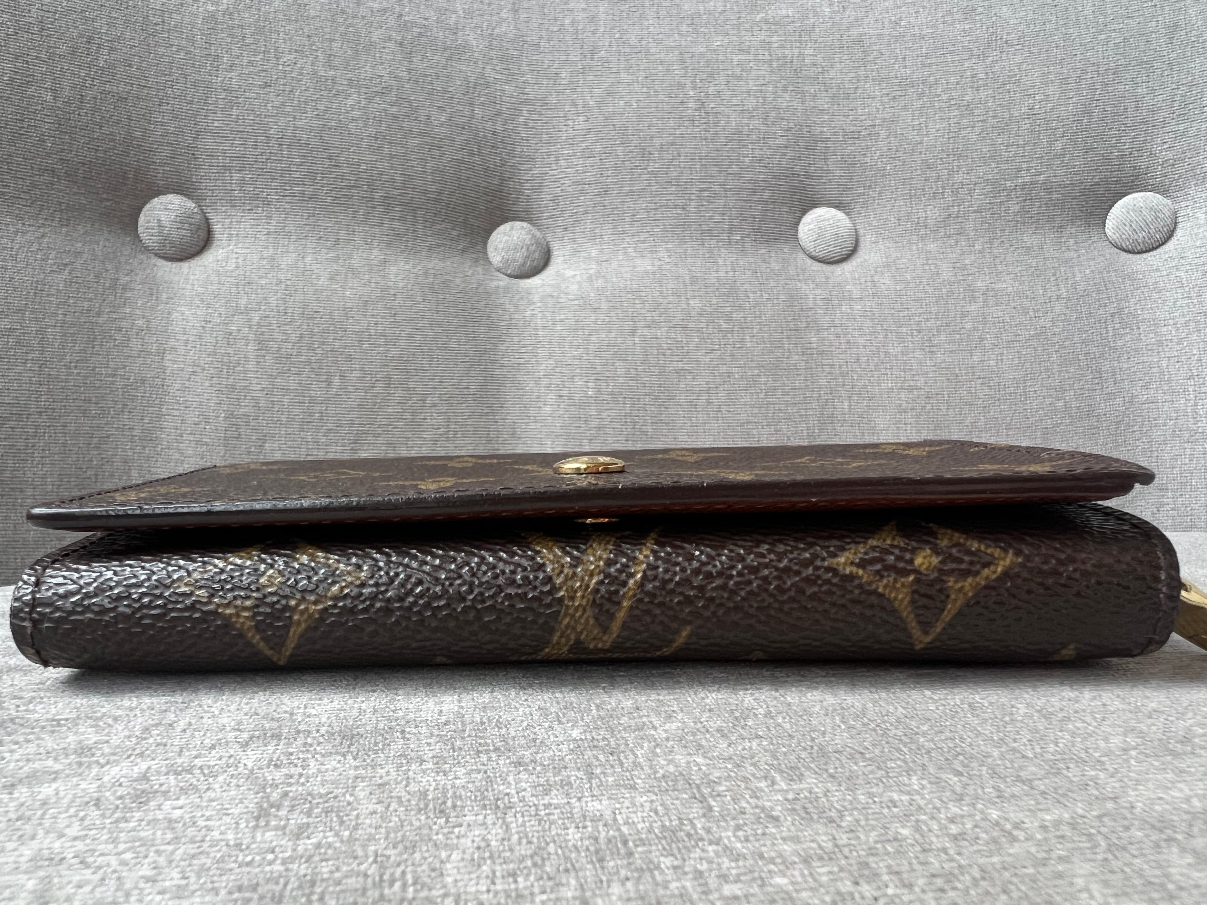 Louis Vuitton Tresor Wallet in Monogram and Brown