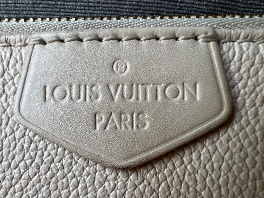 Louis Vuitton Multi Pochette Accessoires Creme Empreinte (RRP £2110)