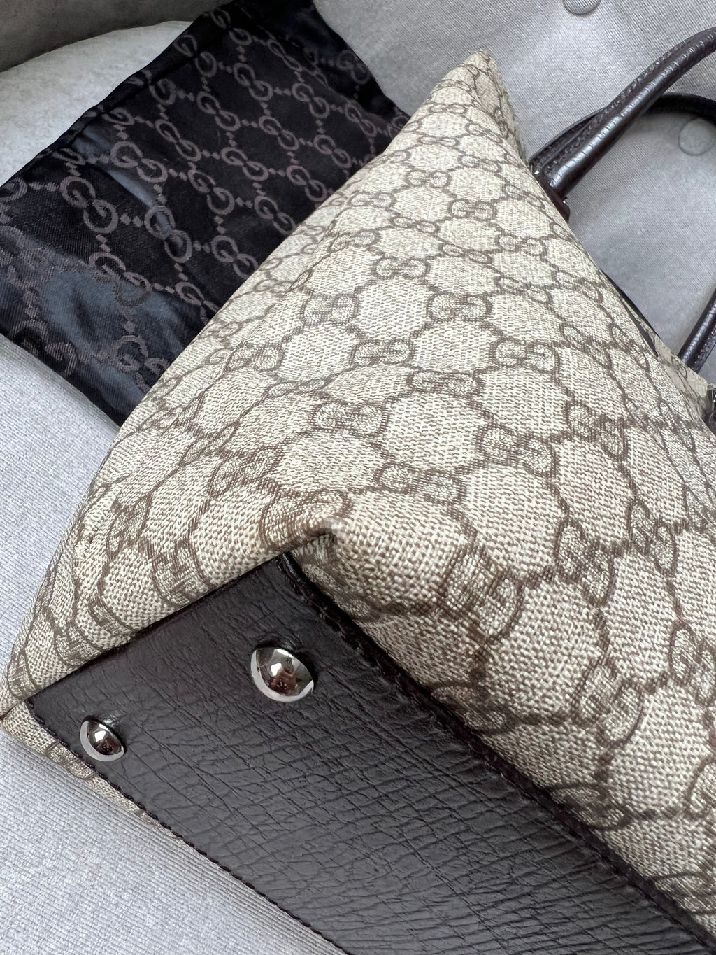 Gucci GG Monogram Canvas Tote Bag