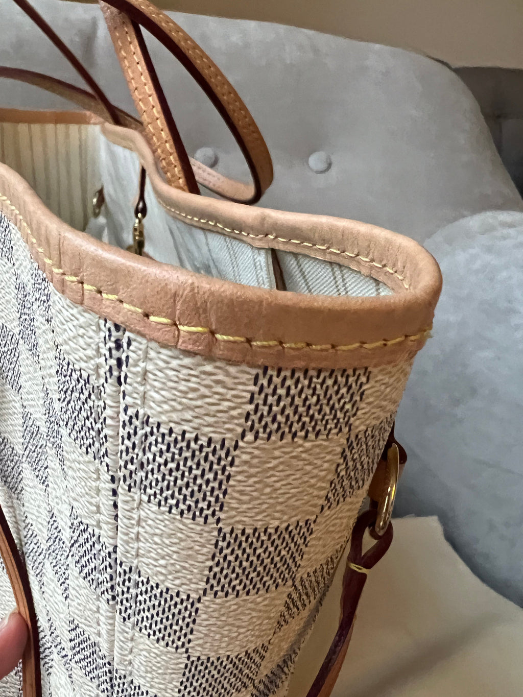 Louis Vuitton Neverfull MM  Damier Azur (RRP £1,410)
