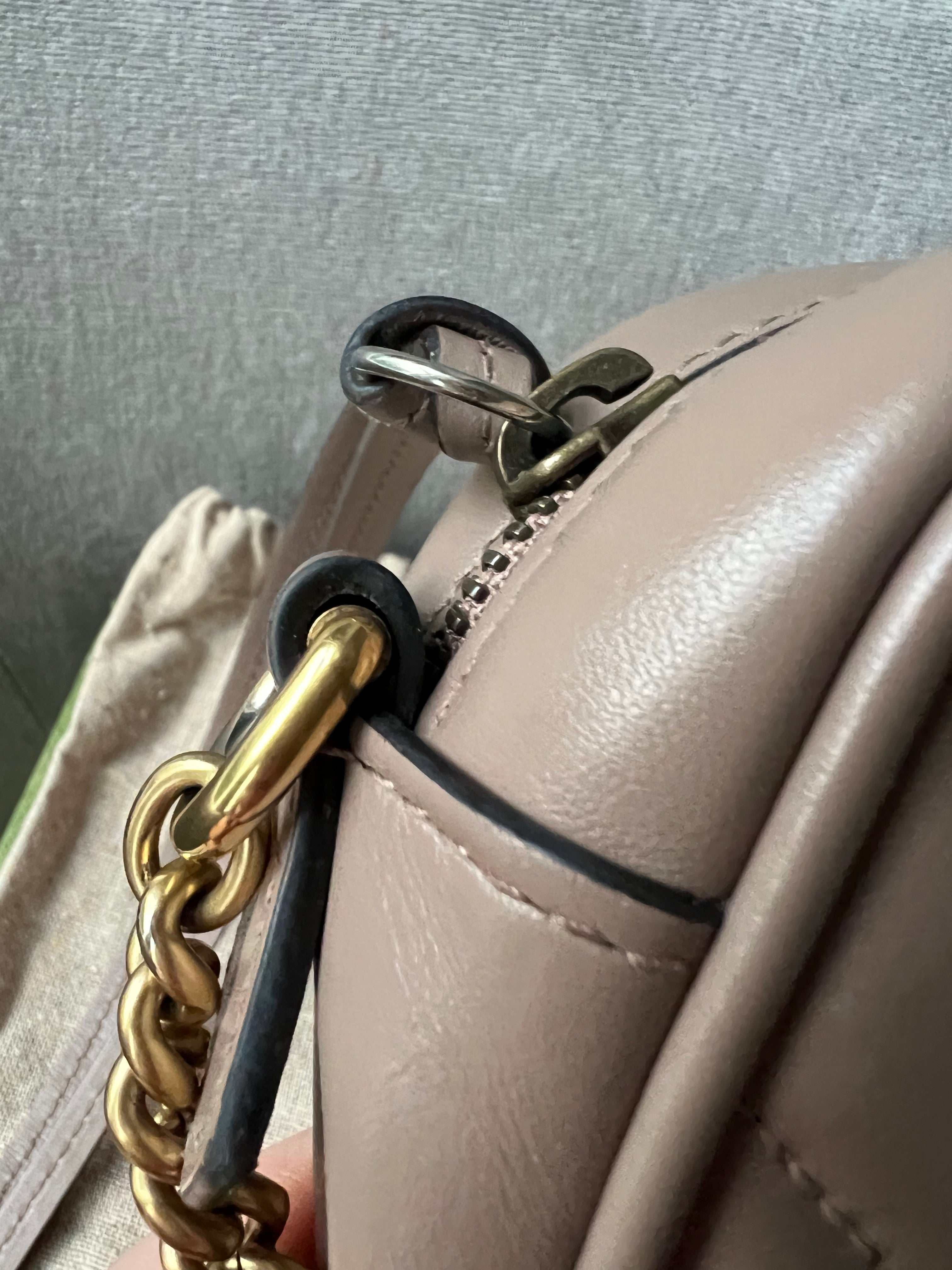 Gucci GG Dusty Pink Marmont Mini Shoulder Bag (RRP £1,160)