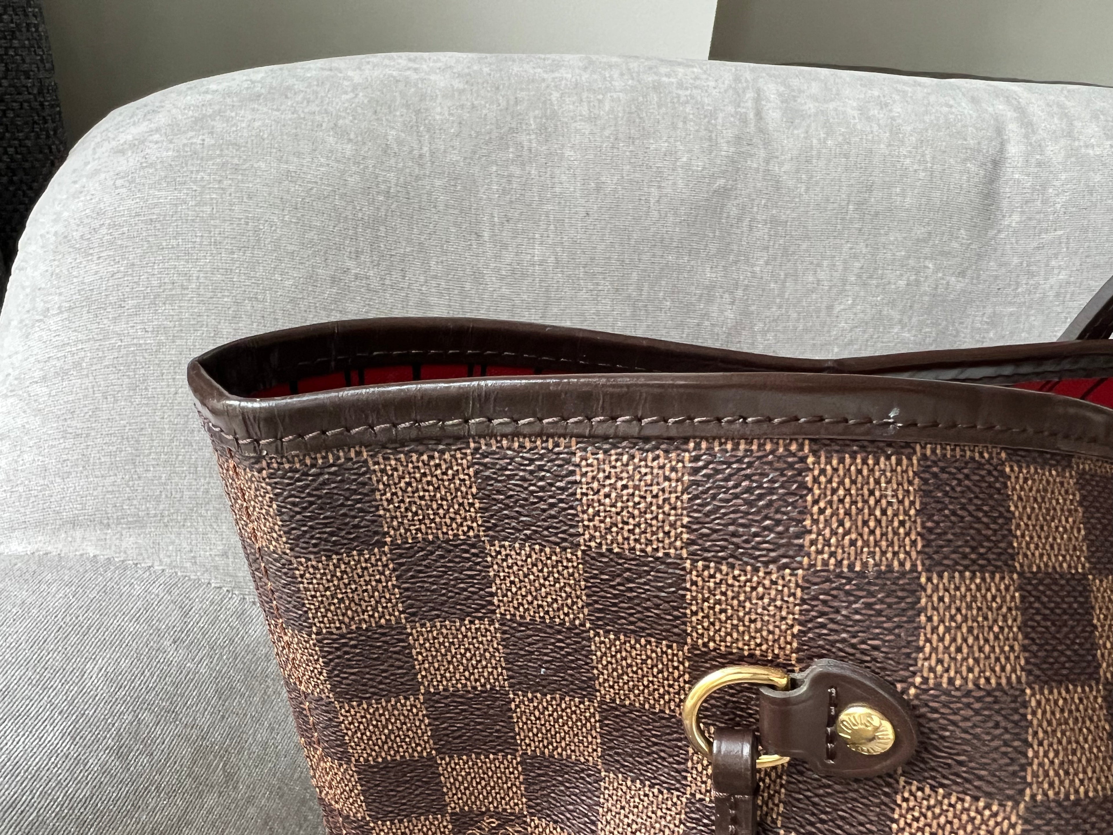 Louis Vuitton Neverfull GM Damier Ebene Cherry Interior (RRP £1,450)