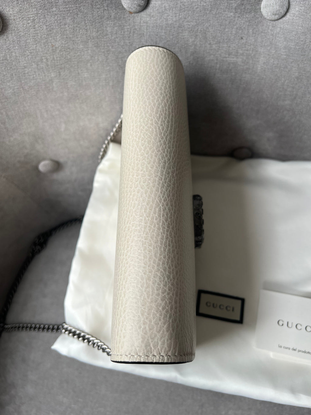 Gucci Dionysus White Mini Chain Bag (RRP £1340)
