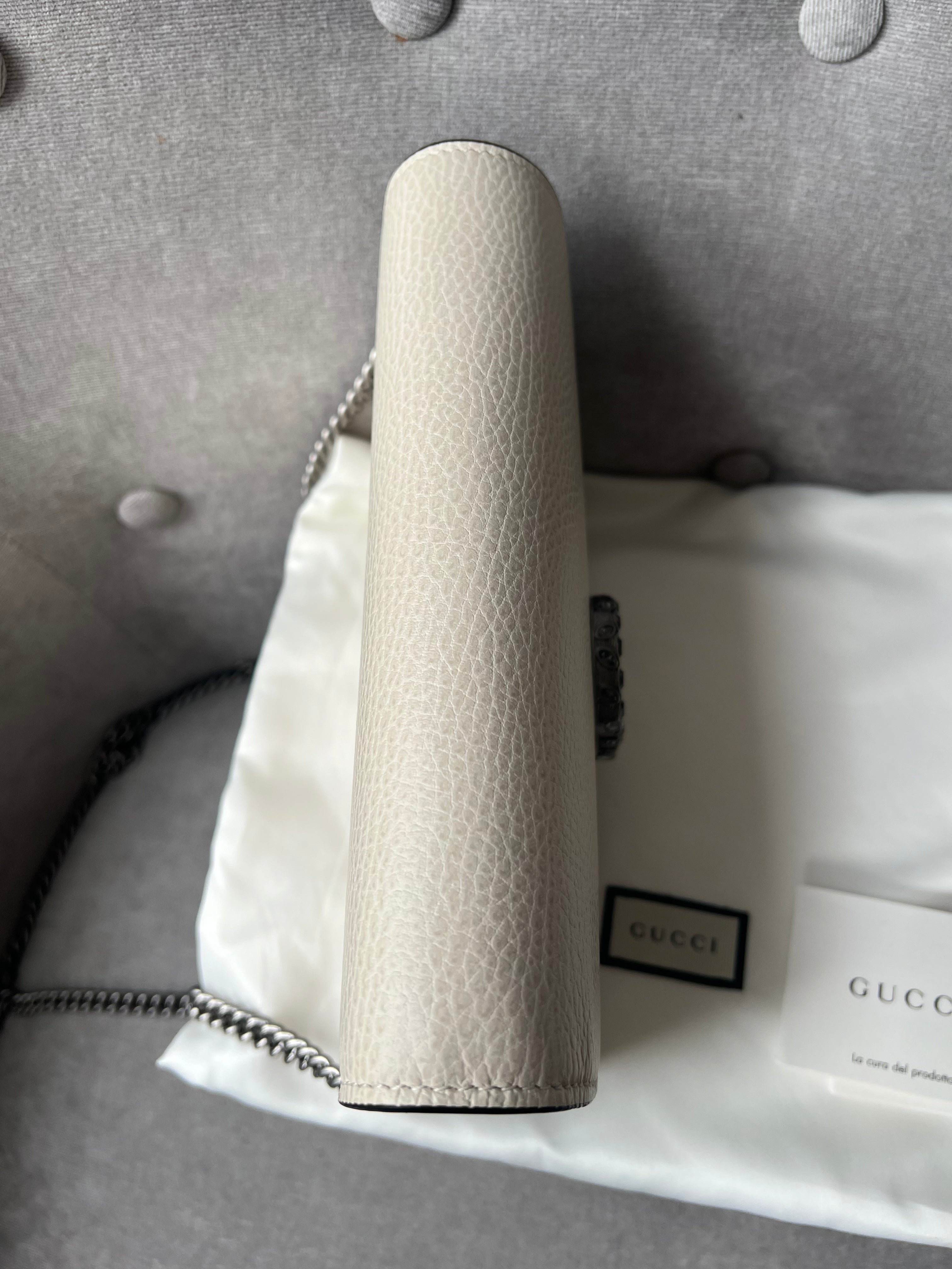 Gucci Dionysus White Mini Chain Bag (RRP £1340)