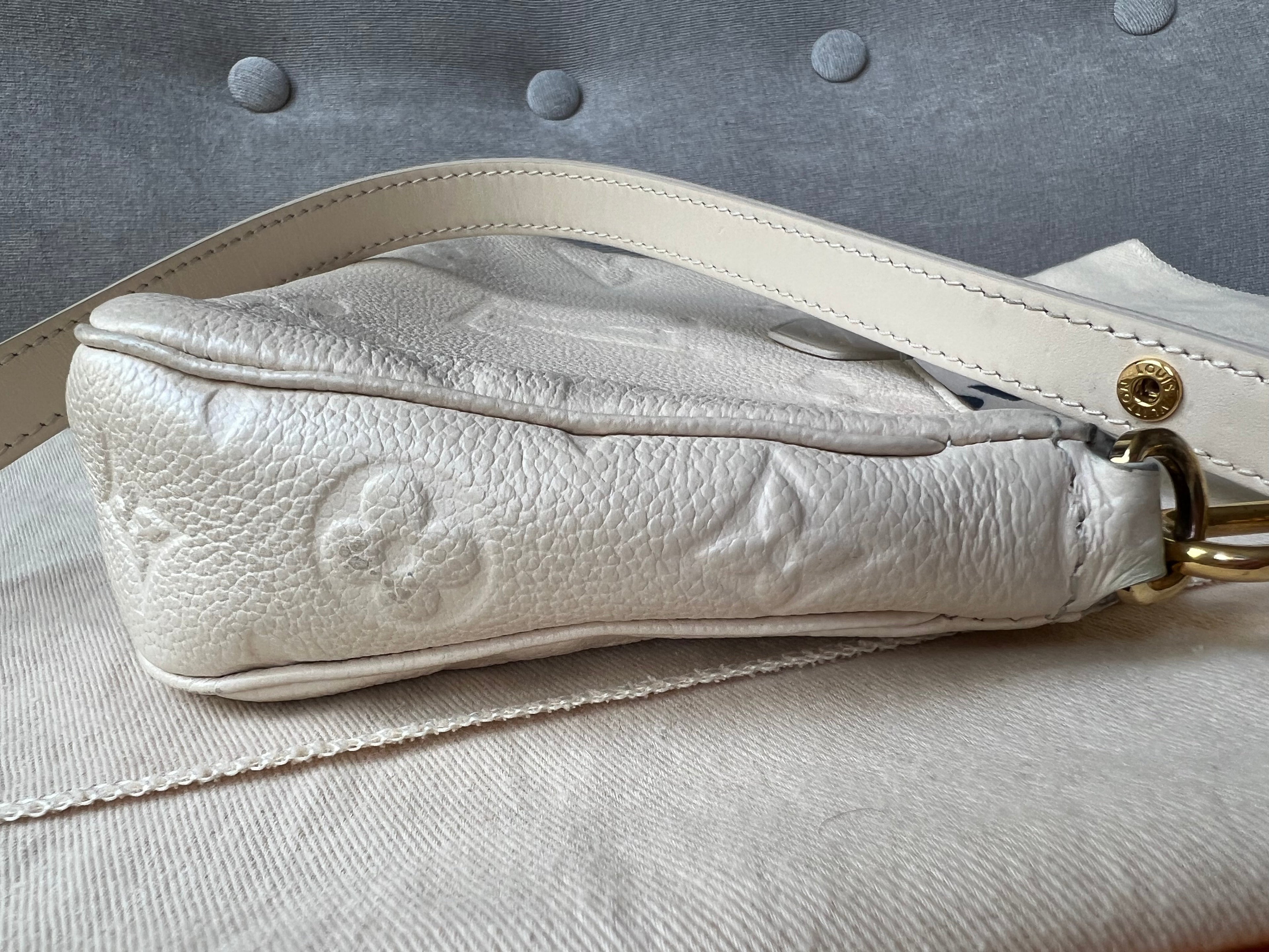 Louis Vuitton Multi Pochette Accessoires Creme Empreinte (RRP £2110)