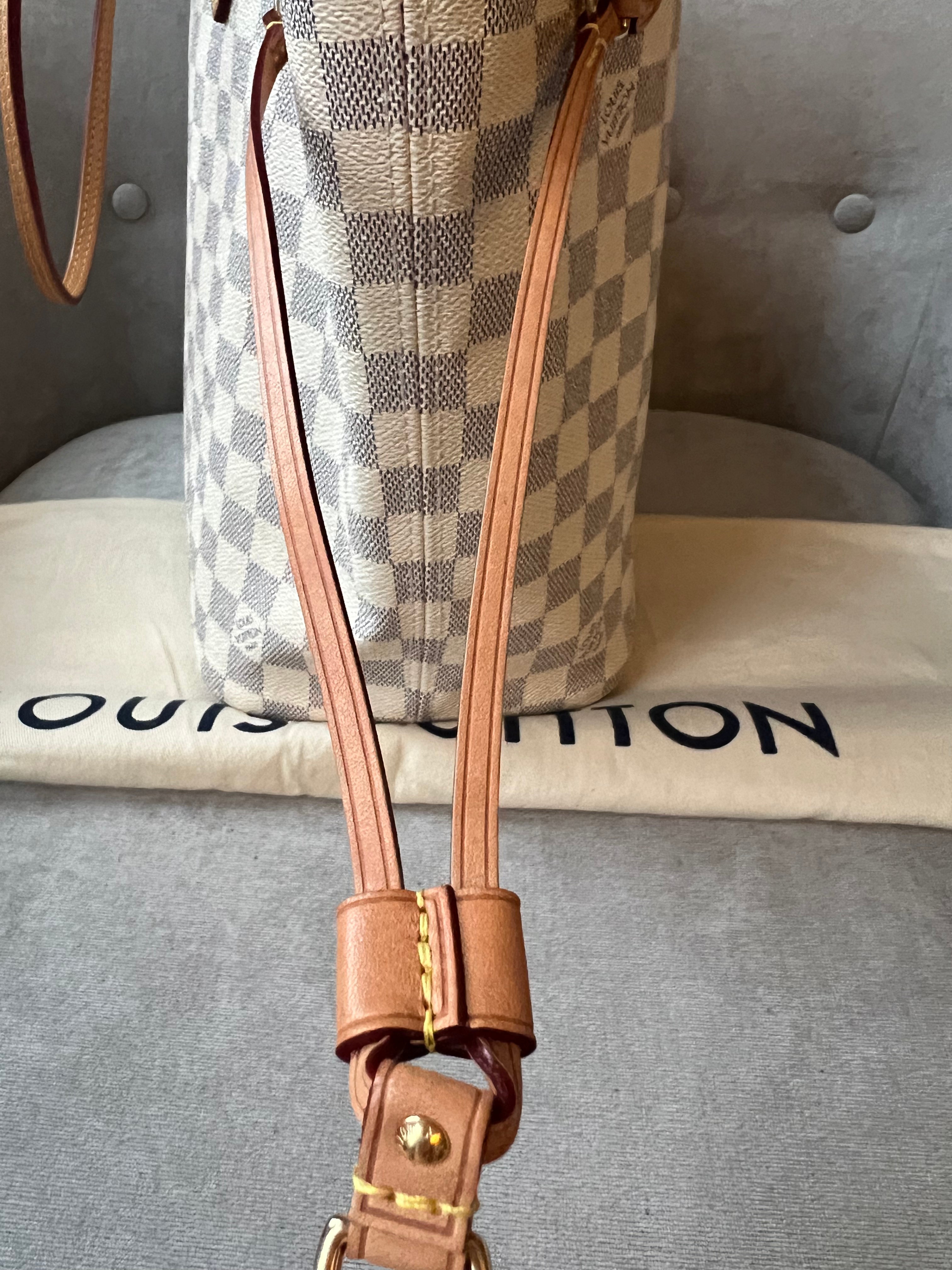 Louis Vuitton Neverfull MM  Damier Azur (RRP £1,410)