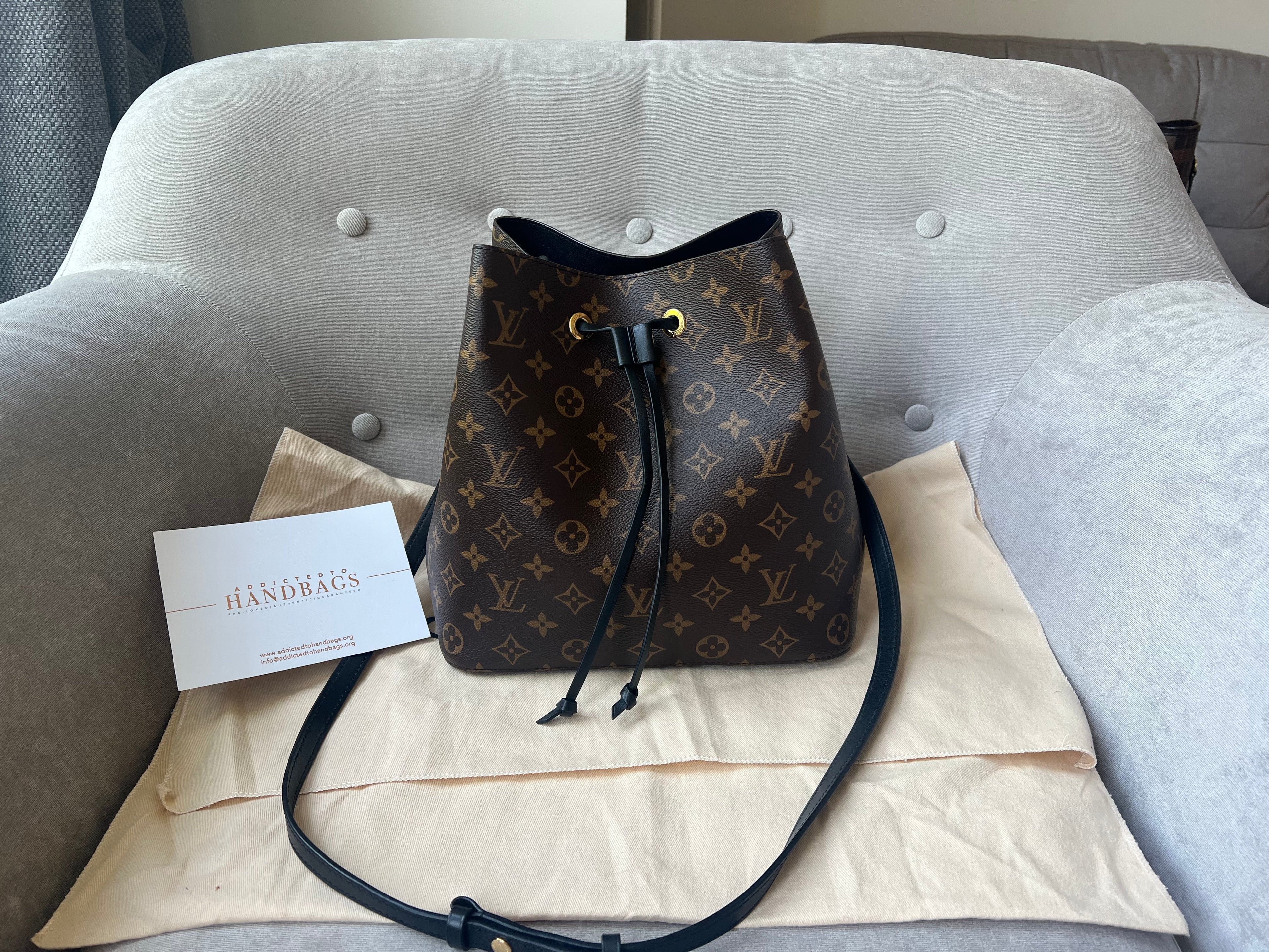 Louis Vuitton Neo Noe Monogram and Black (RRP £1,560)