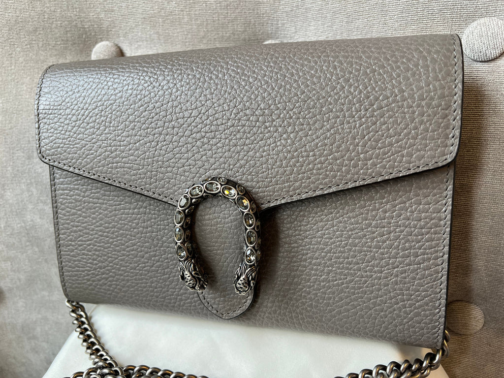 Gucci Dionysus Grey Mini Chain Bag (RRP £1340)