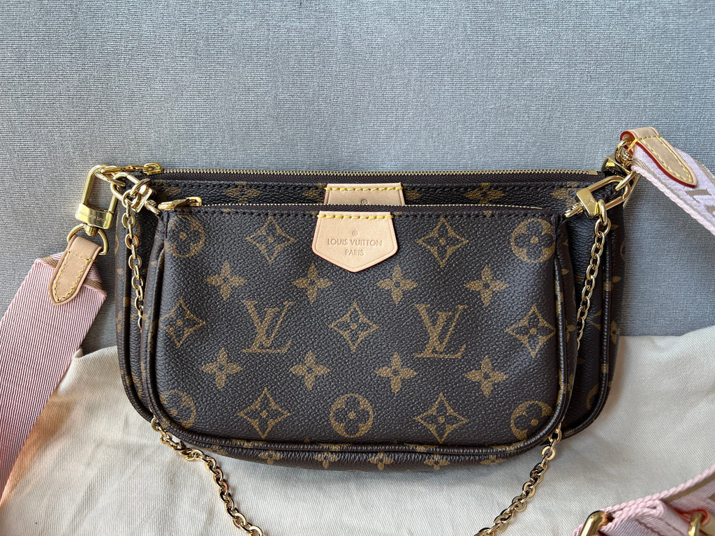 Louis Vuitton Multi Pochette Accessoires Rose Chiaro (RRP £1830)