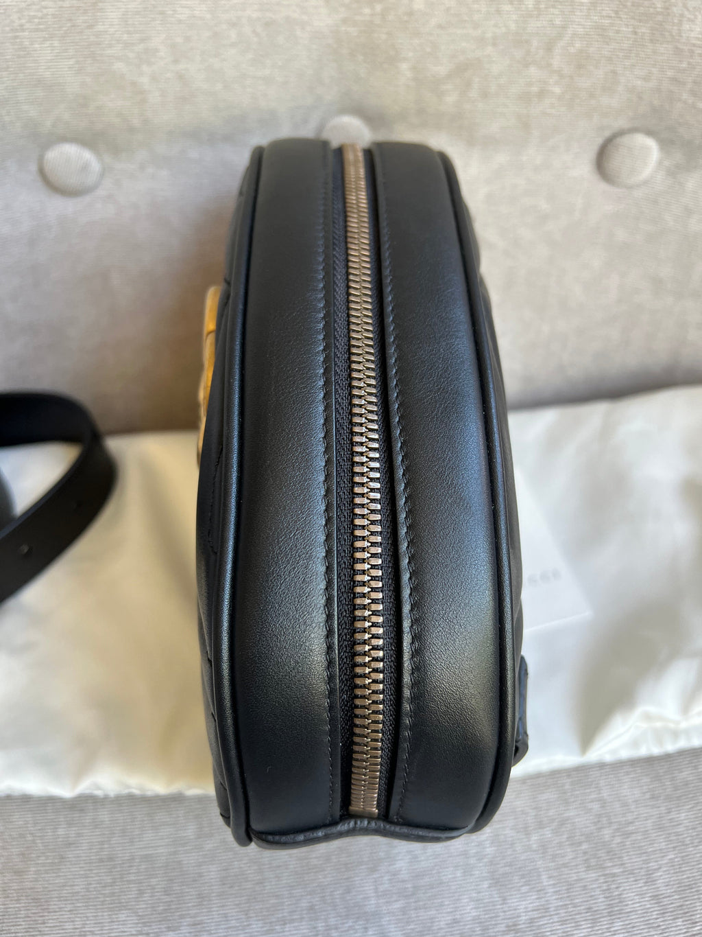 Gucci GG Black Marmont Belt Bag