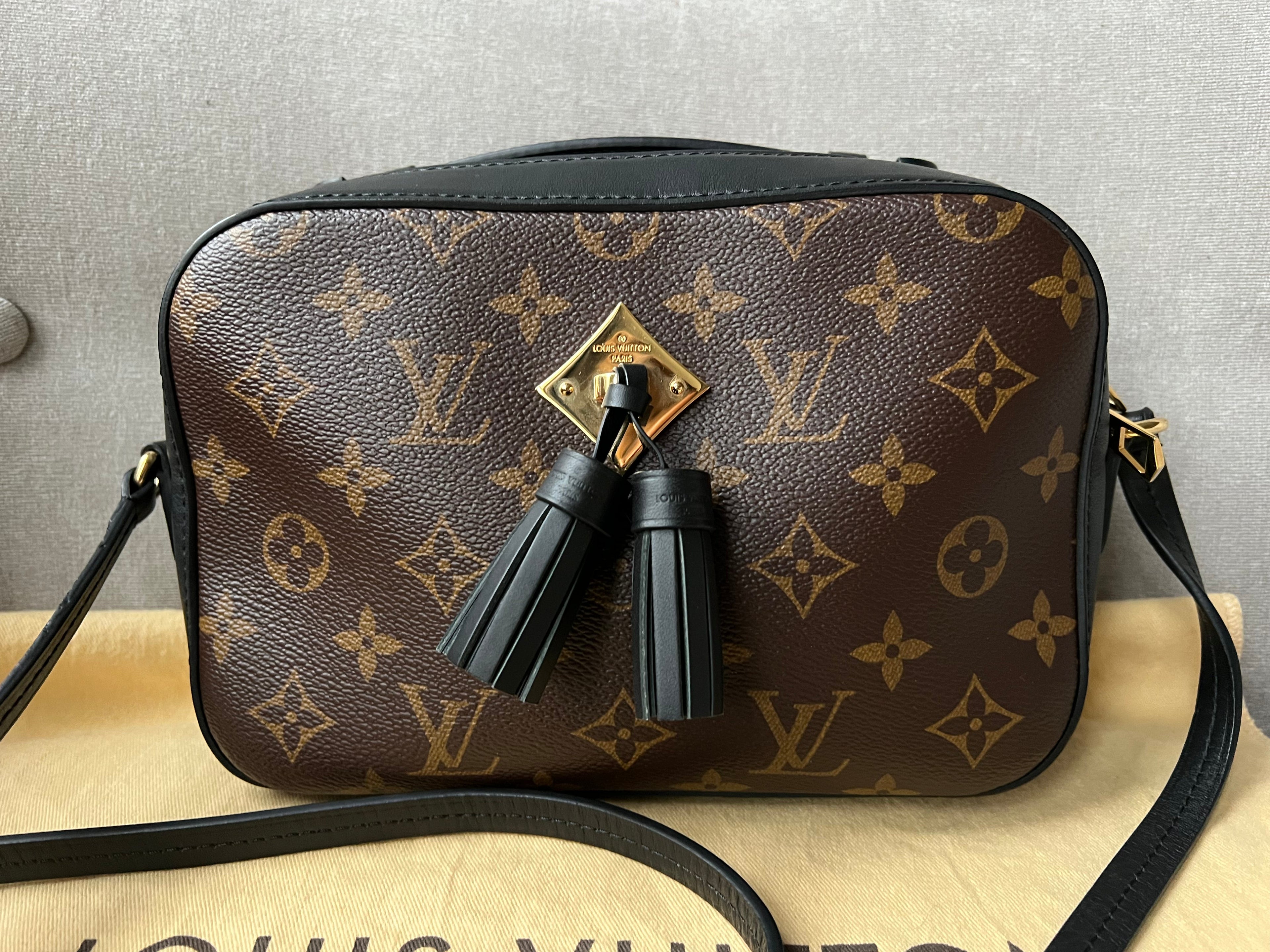 Louis Vuitton Saintonge Monogram and Black