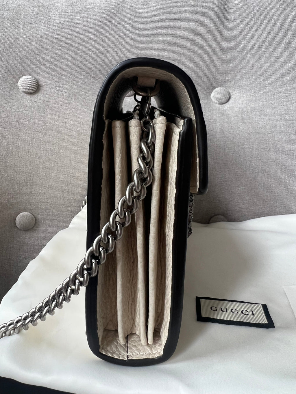 Gucci Dionysus White Mini Chain Bag (RRP £1340)