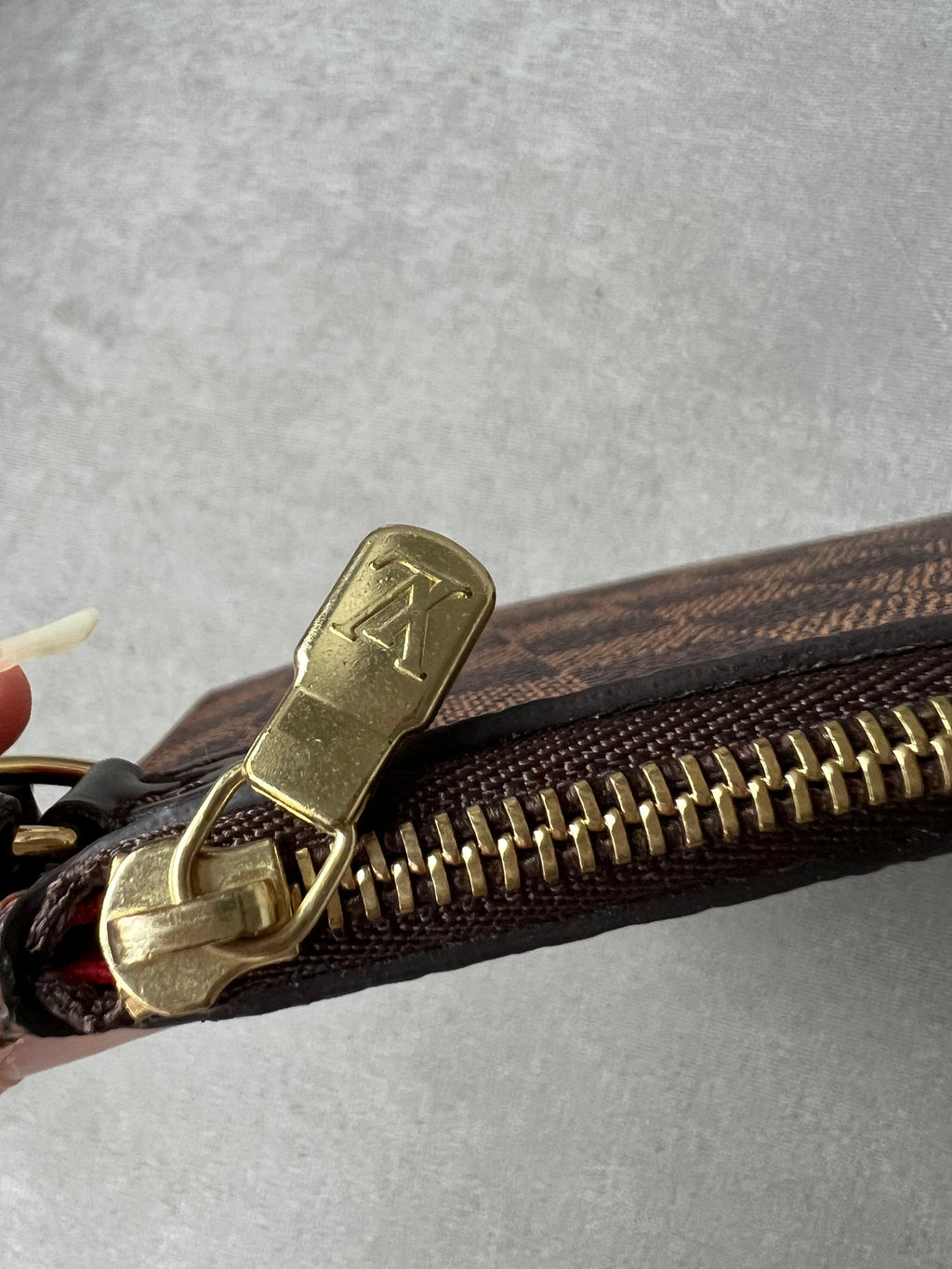 Louis Vuitton Pouch (from Neverfull) in Damier Ebene