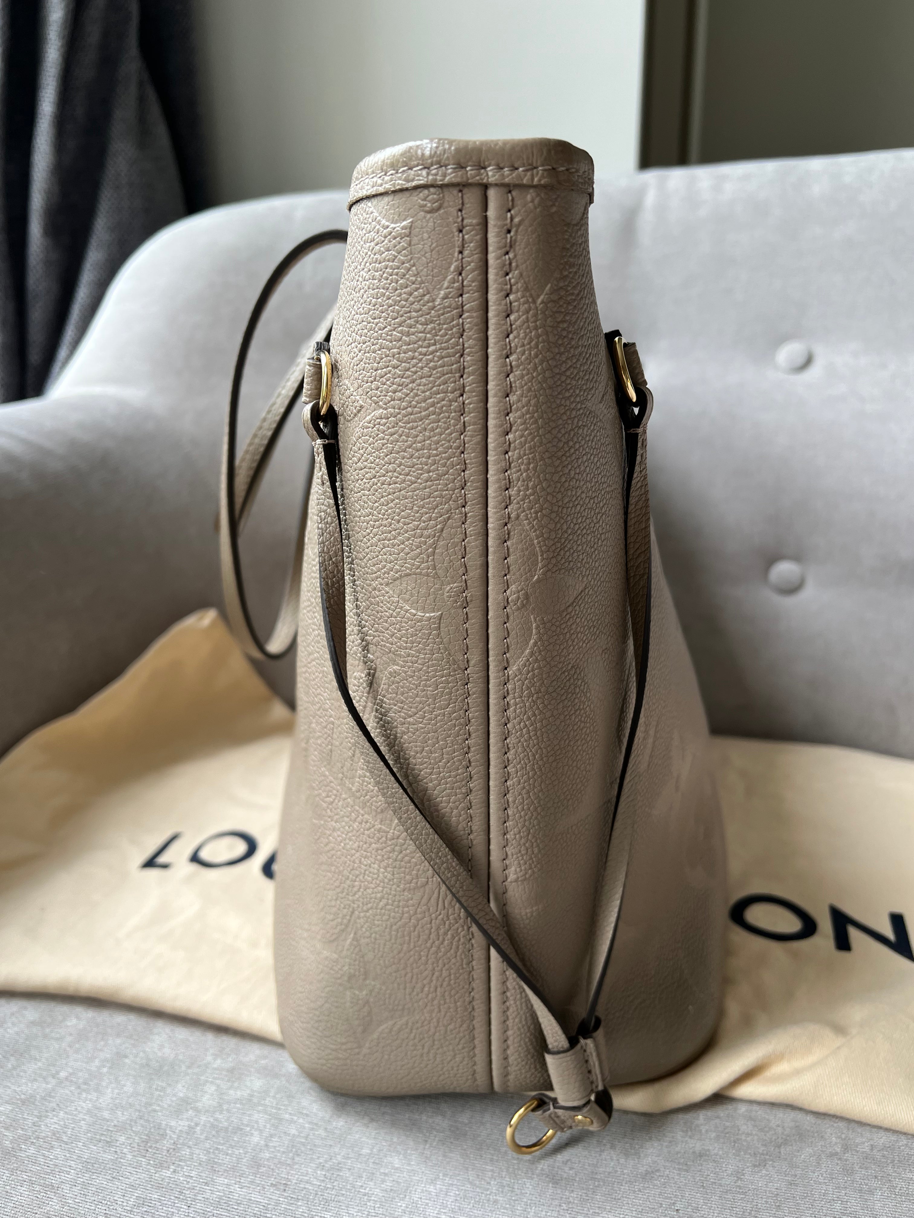 Louis Vuitton Neverfull MM Dune Empreinte (RRP £1,940)