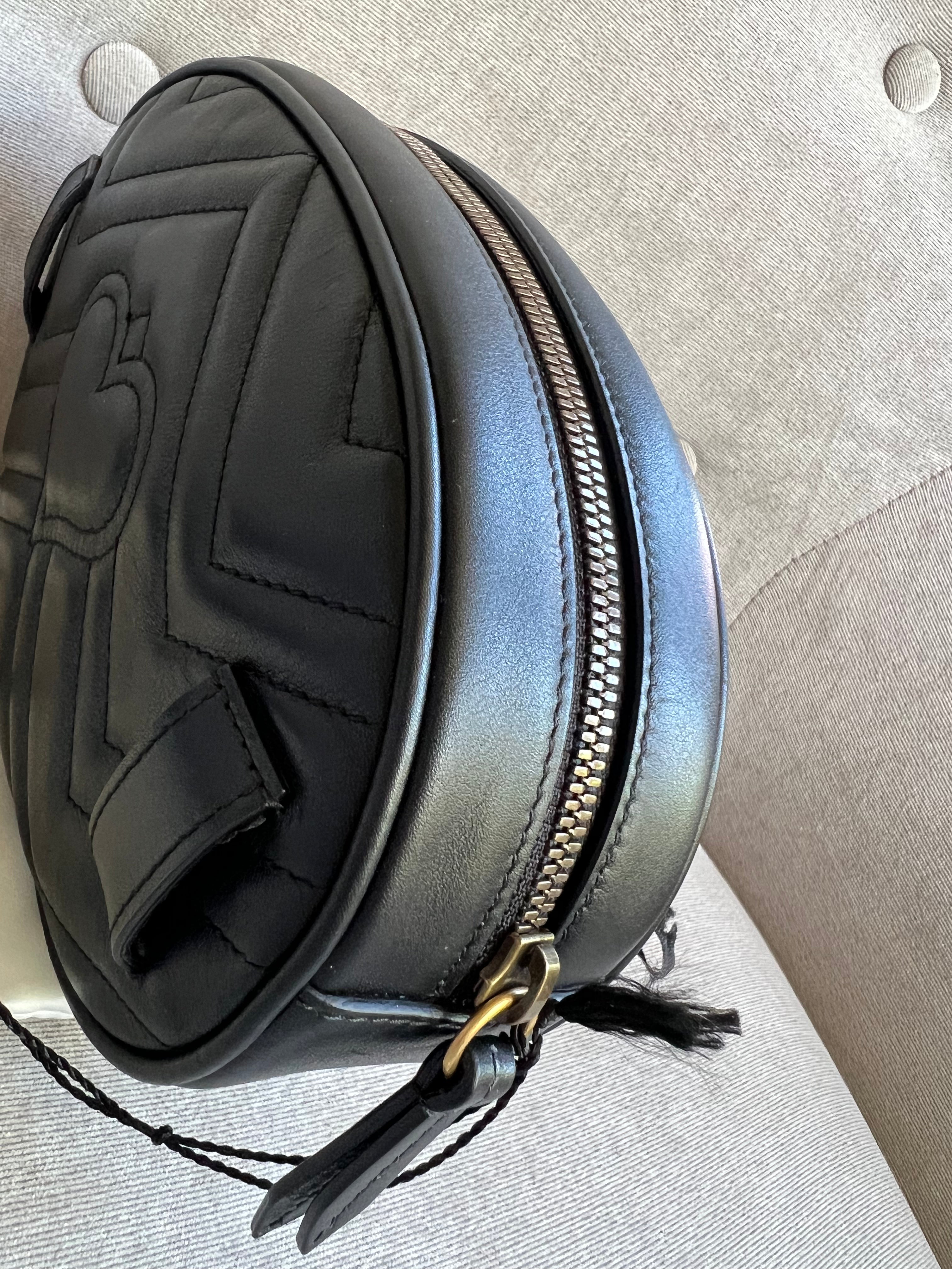 Gucci GG Black Marmont Belt Bag