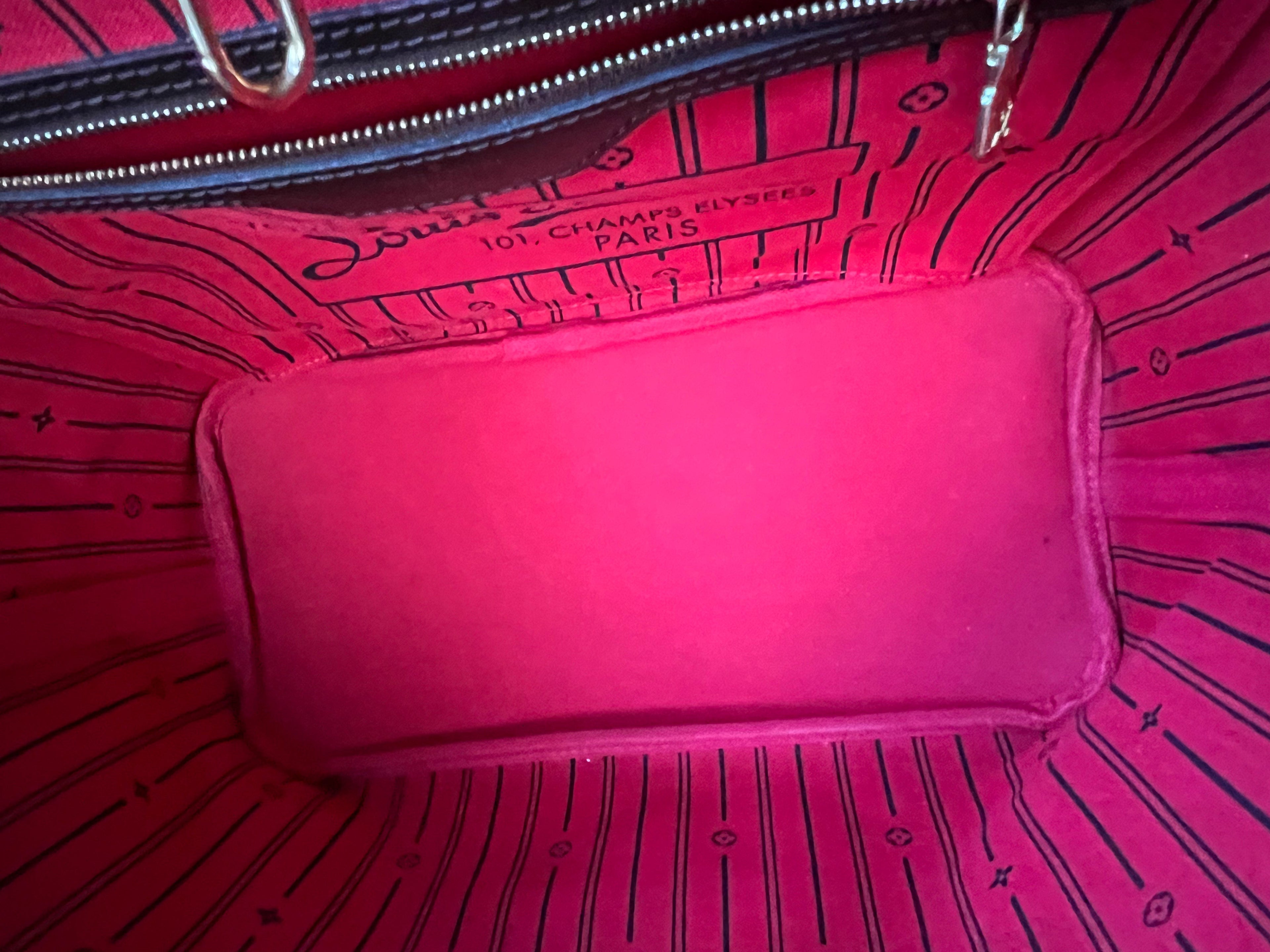 Louis Vuitton Neverfull MM Damier Ebene Cherry Interior (RRP £1,410)