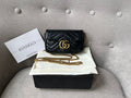 Gucci GG Black Marmont Super Mini Shoulder Bag