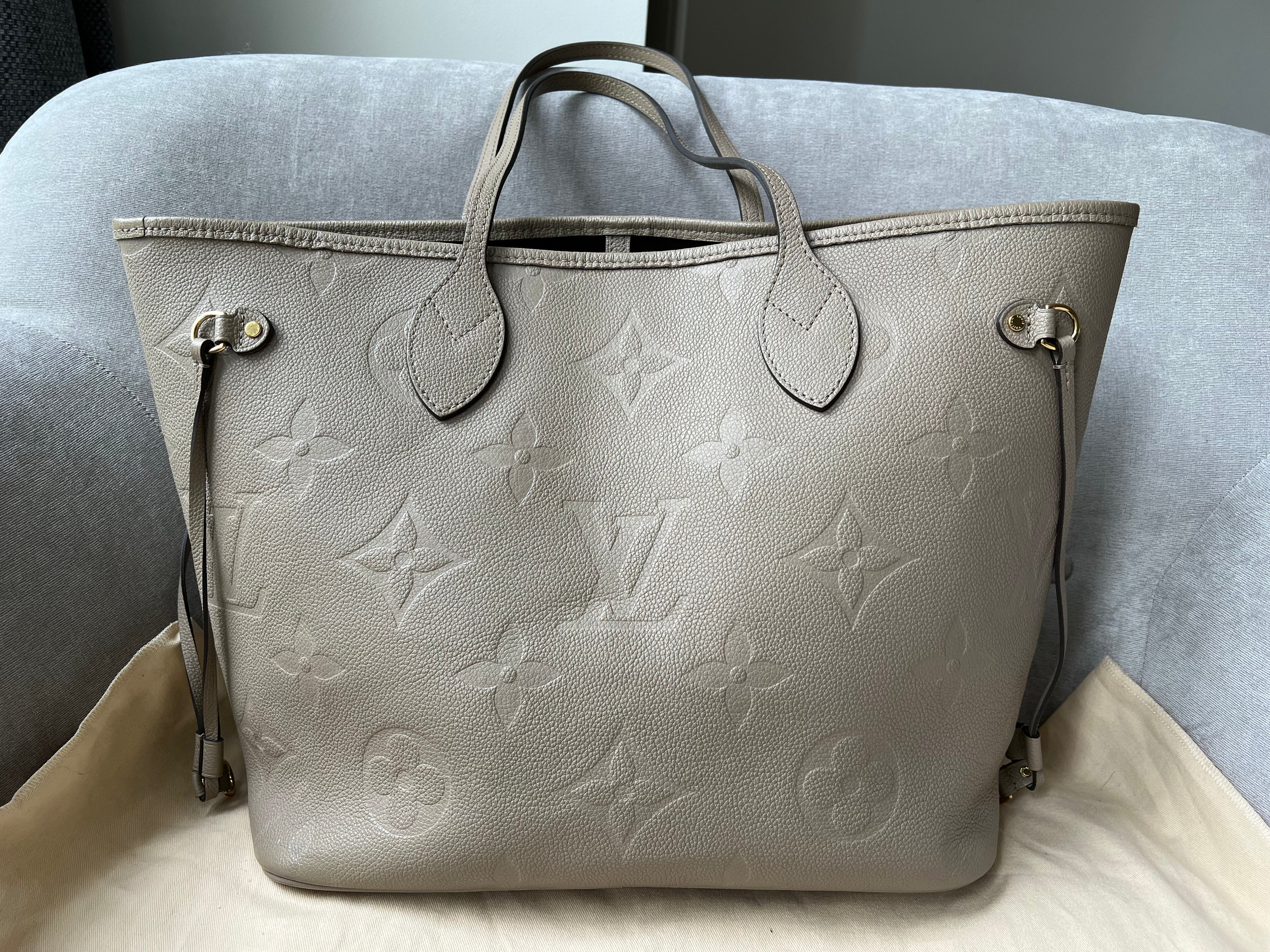 Louis Vuitton Neverfull MM Dune Empreinte (RRP £1,940)