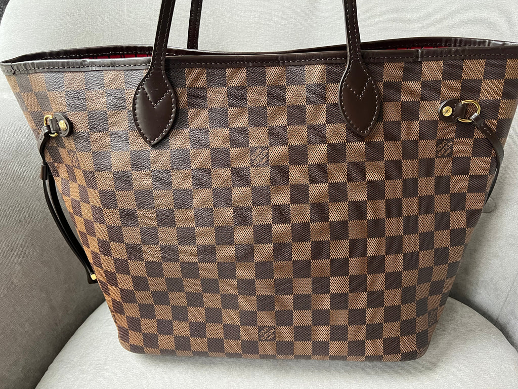 Louis Vuitton Neverfull MM Damier Ebene Cherry Interior (RRP £1,410)