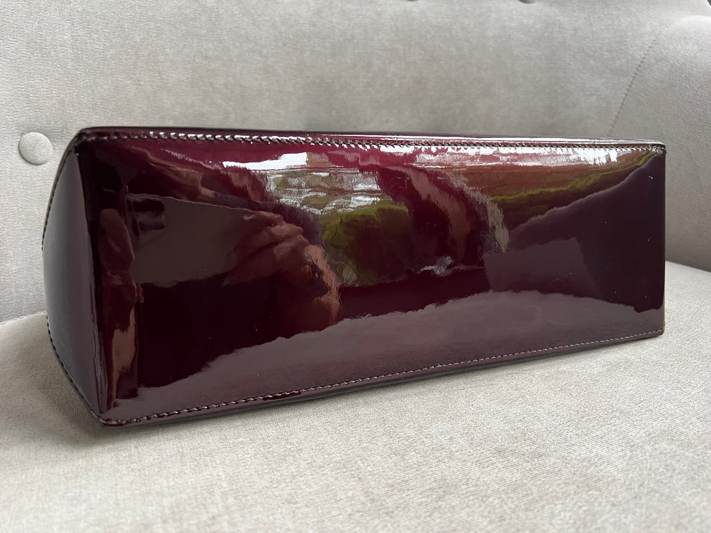 Louis Vuitton Wilshire Amarante Vernis Patent Leather