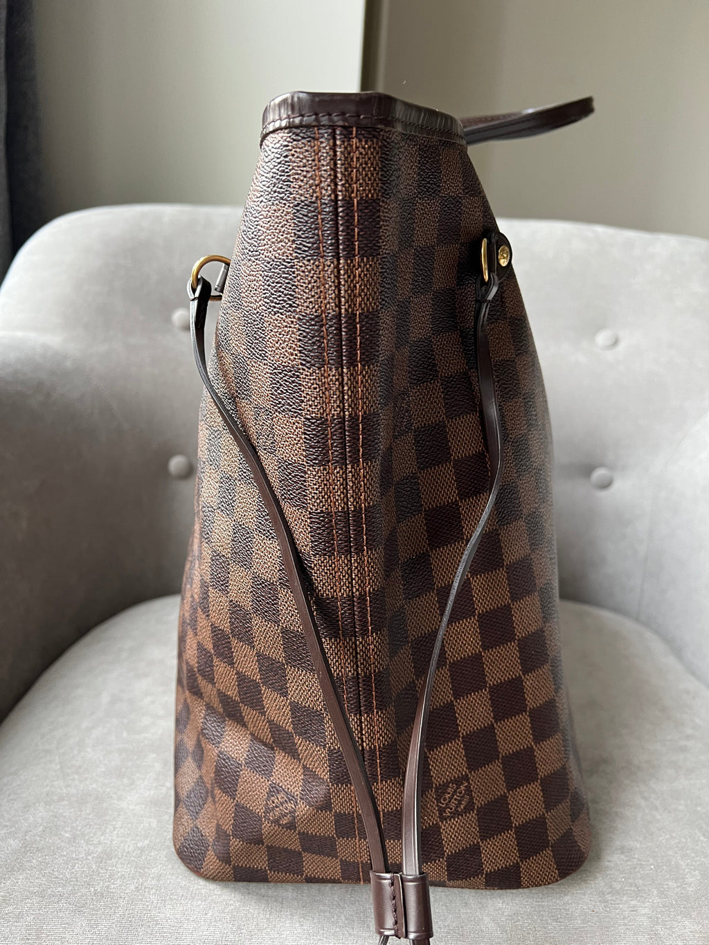 Louis Vuitton Neverfull GM Damier Ebene Cherry Interior (RRP £1,450)