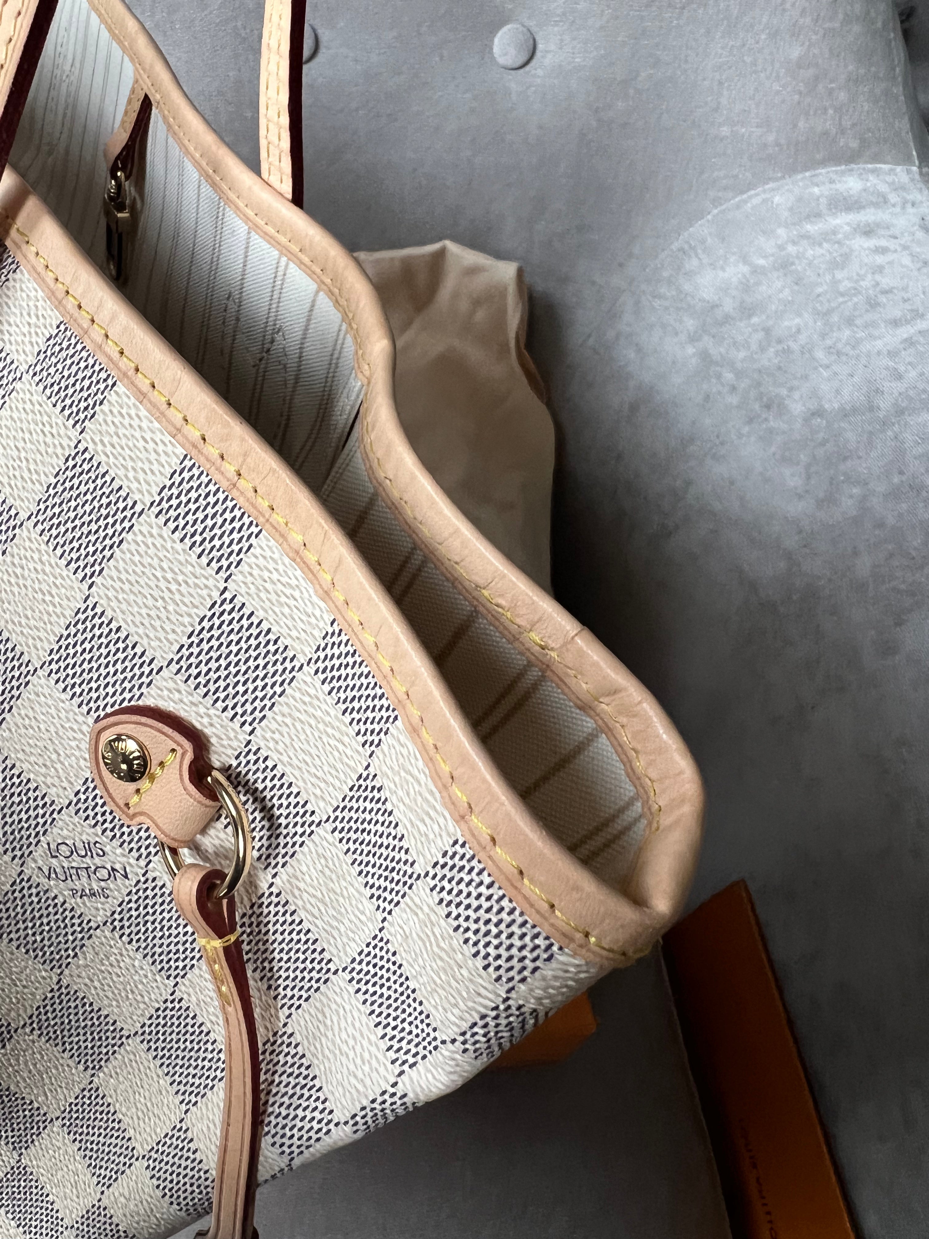 Louis Vuitton Neverfull MM  Damier Azur (RRP £1,410)