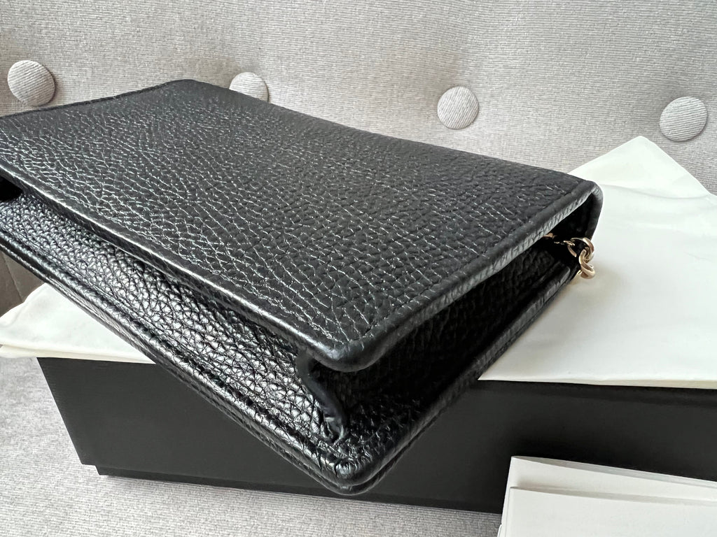 Gucci Black Soho Chain Wallet
