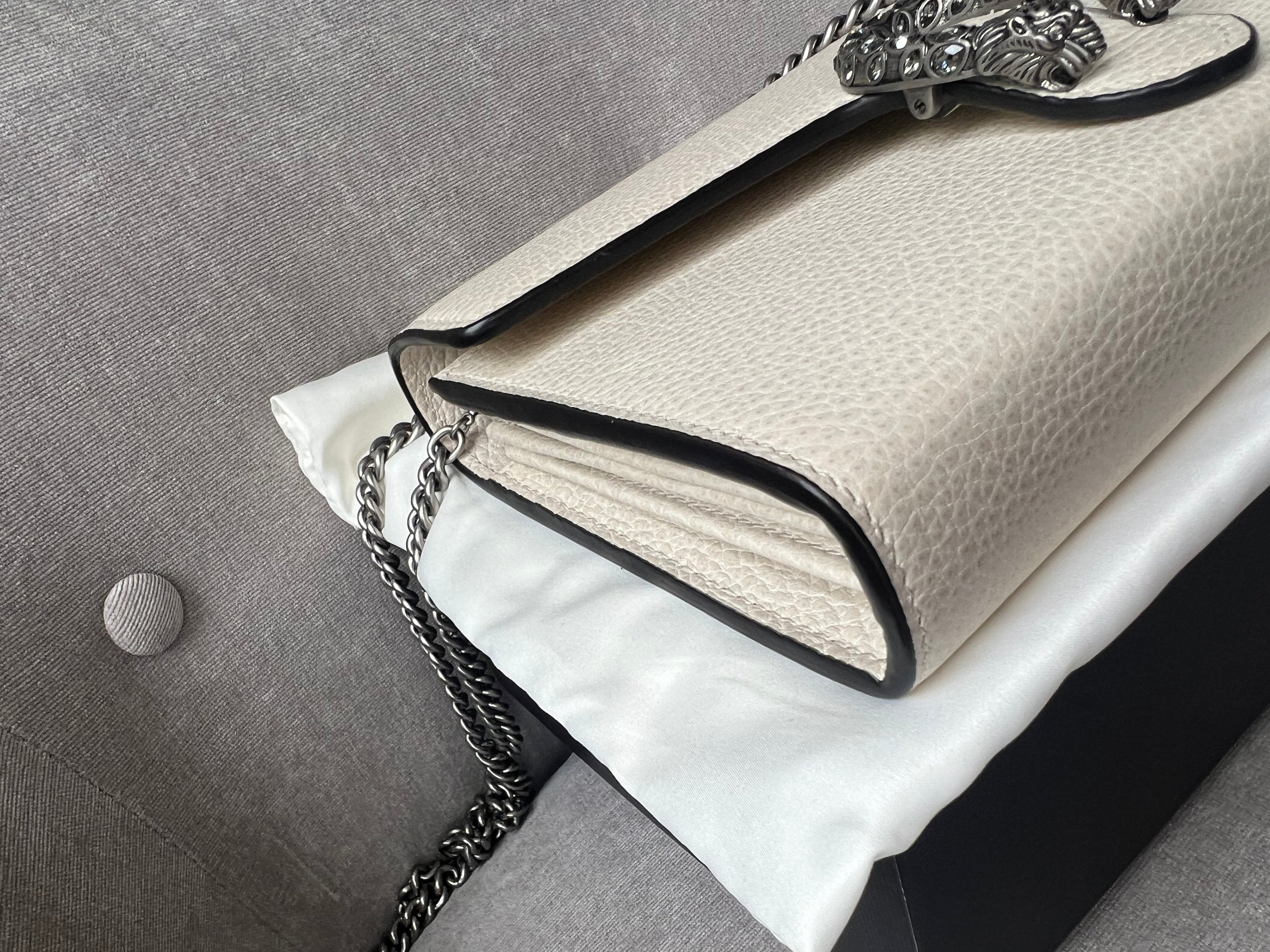 Gucci Dionysus White Mini Chain Bag (RRP £1340)