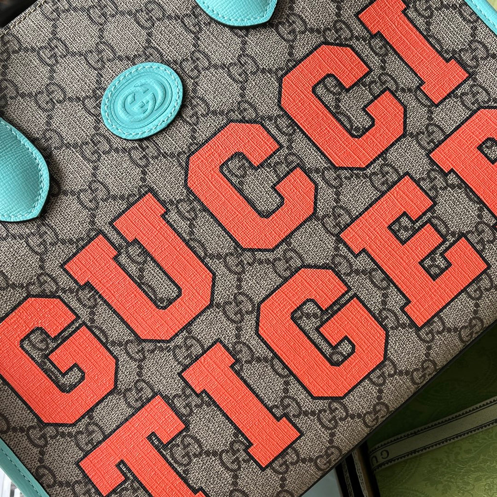 Gucci Tiger GG Medium Tote Bag