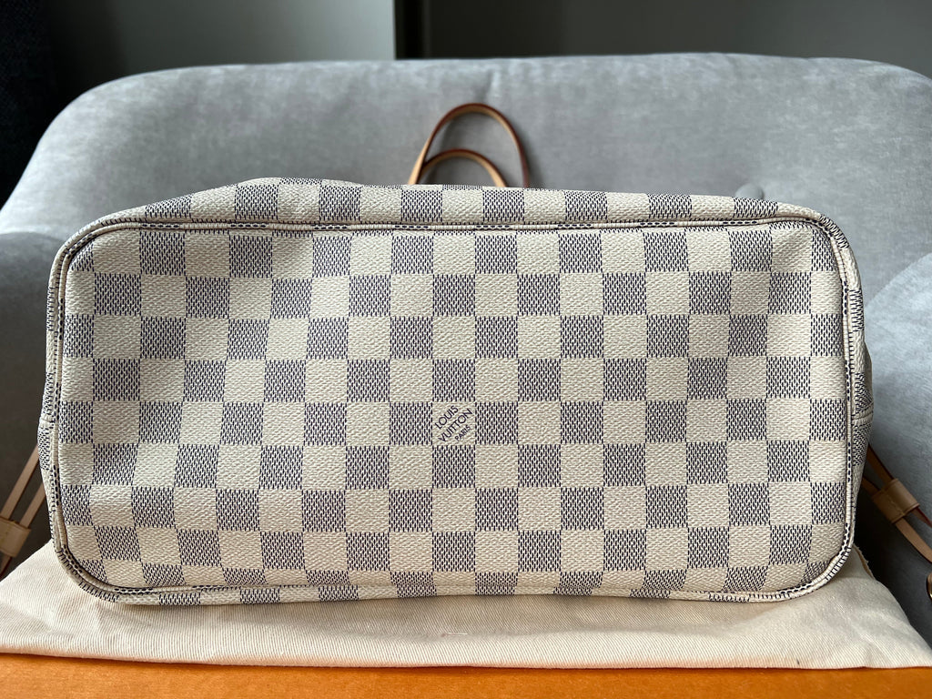 Louis Vuitton Neverfull MM  Damier Azur (RRP £1,410)