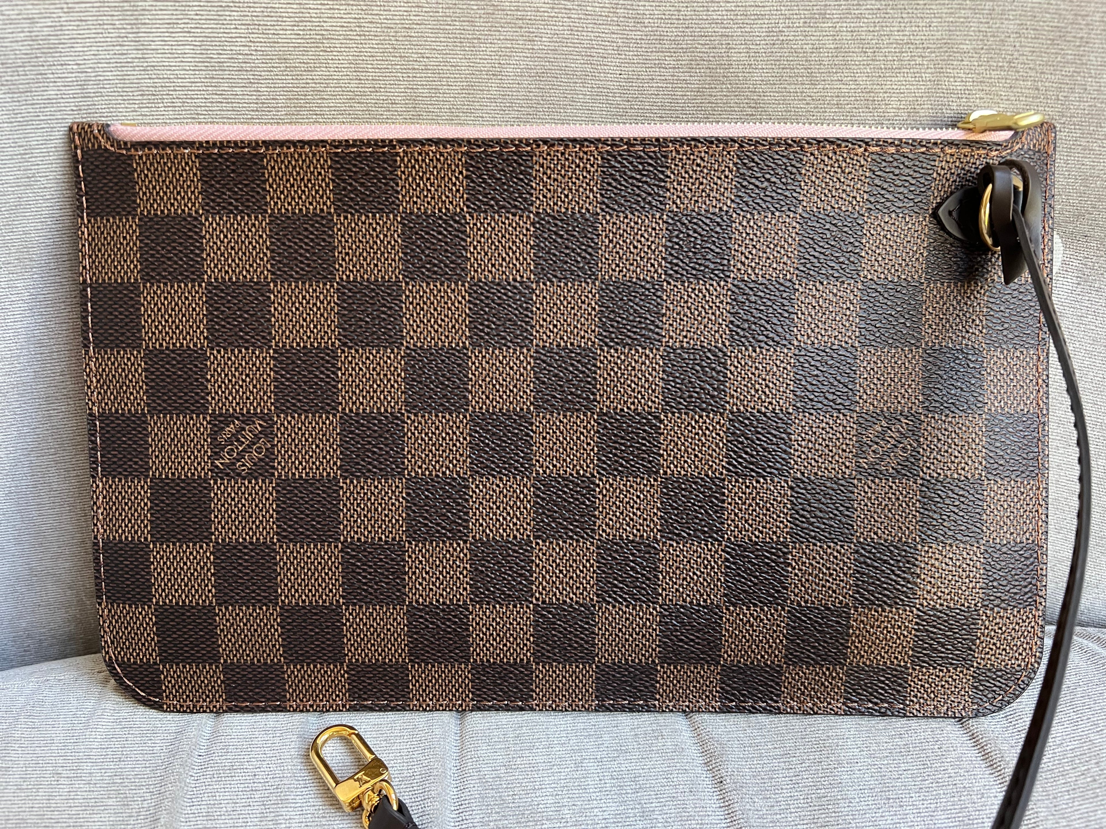 Louis Vuitton Pouch (from Neverfull MM) in Damier Ebene