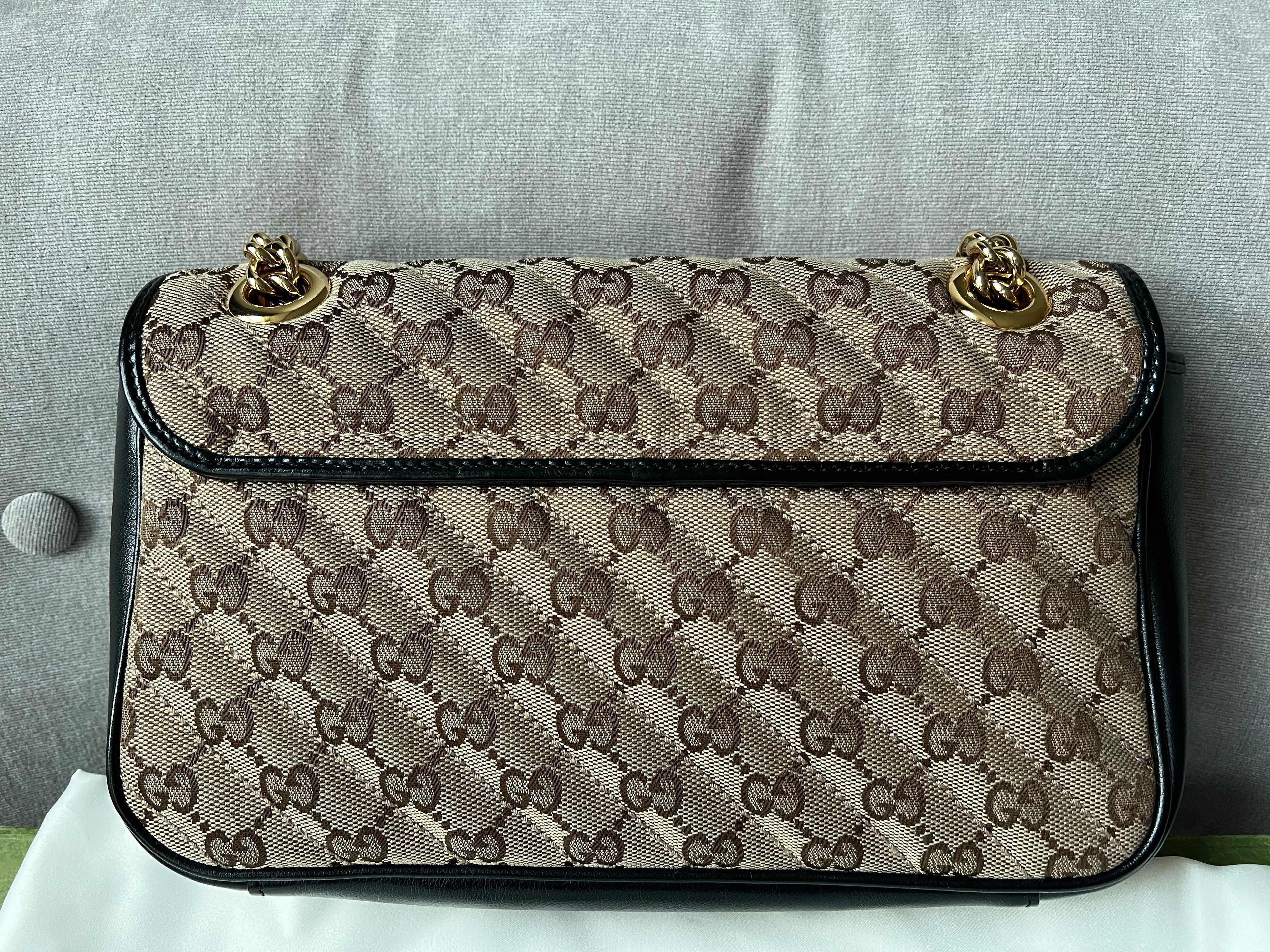 Gucci GG Beige Marmont Small Shoulder Bag (RRP £1,570)